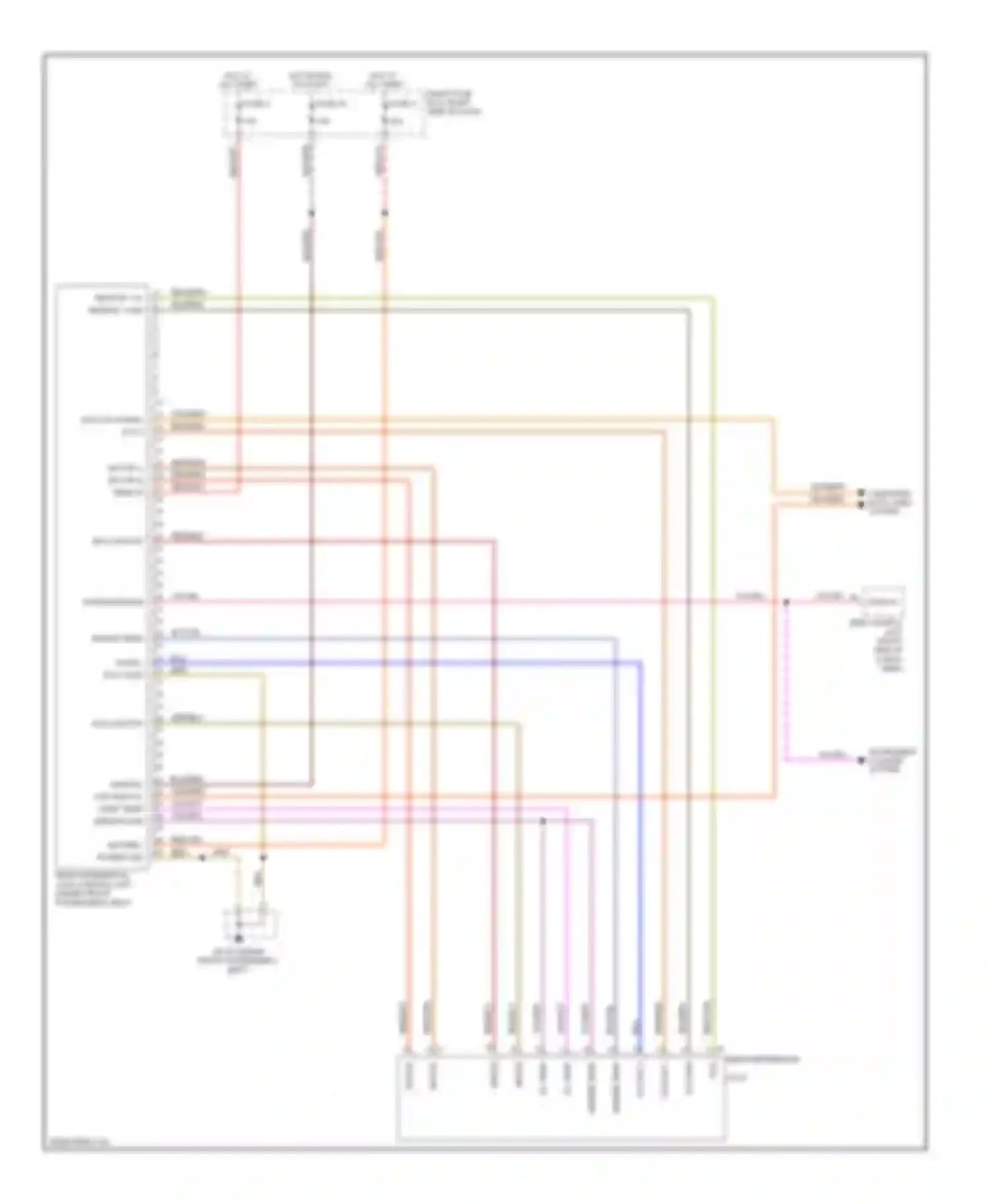 Wiring diagram oil temp + for Porsche Cayenne II (2010-2014) (1 of 1)