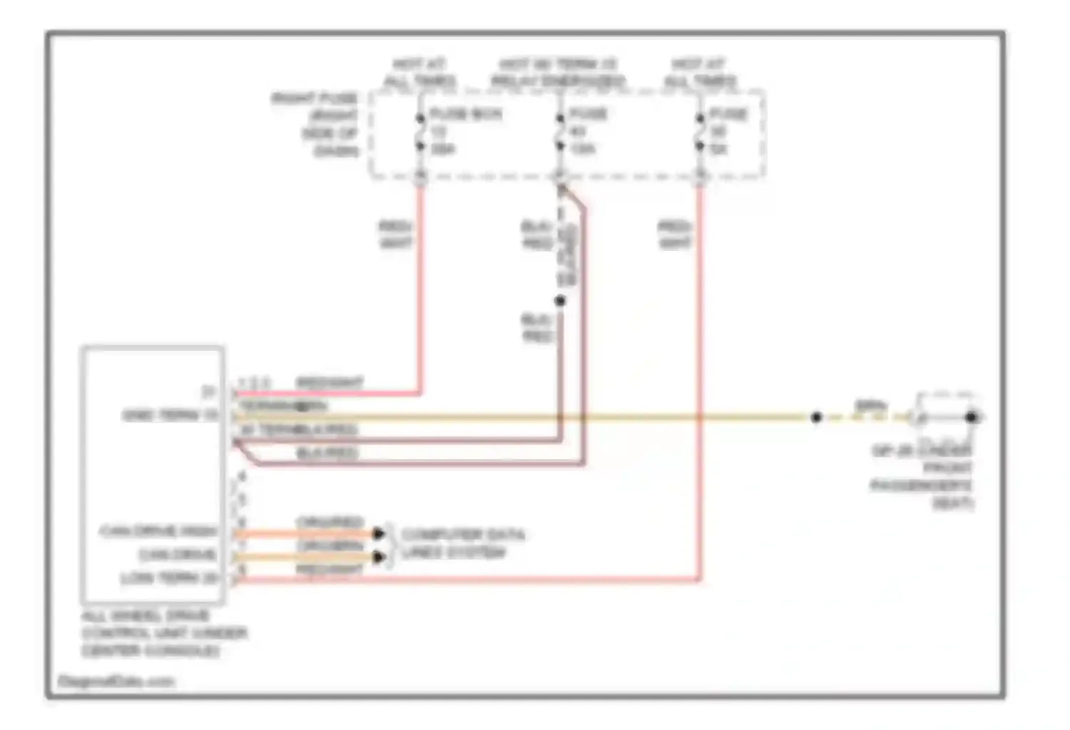 Wiring diagram org/brn for Porsche Cayenne II (2010-2014) (54 of 59)