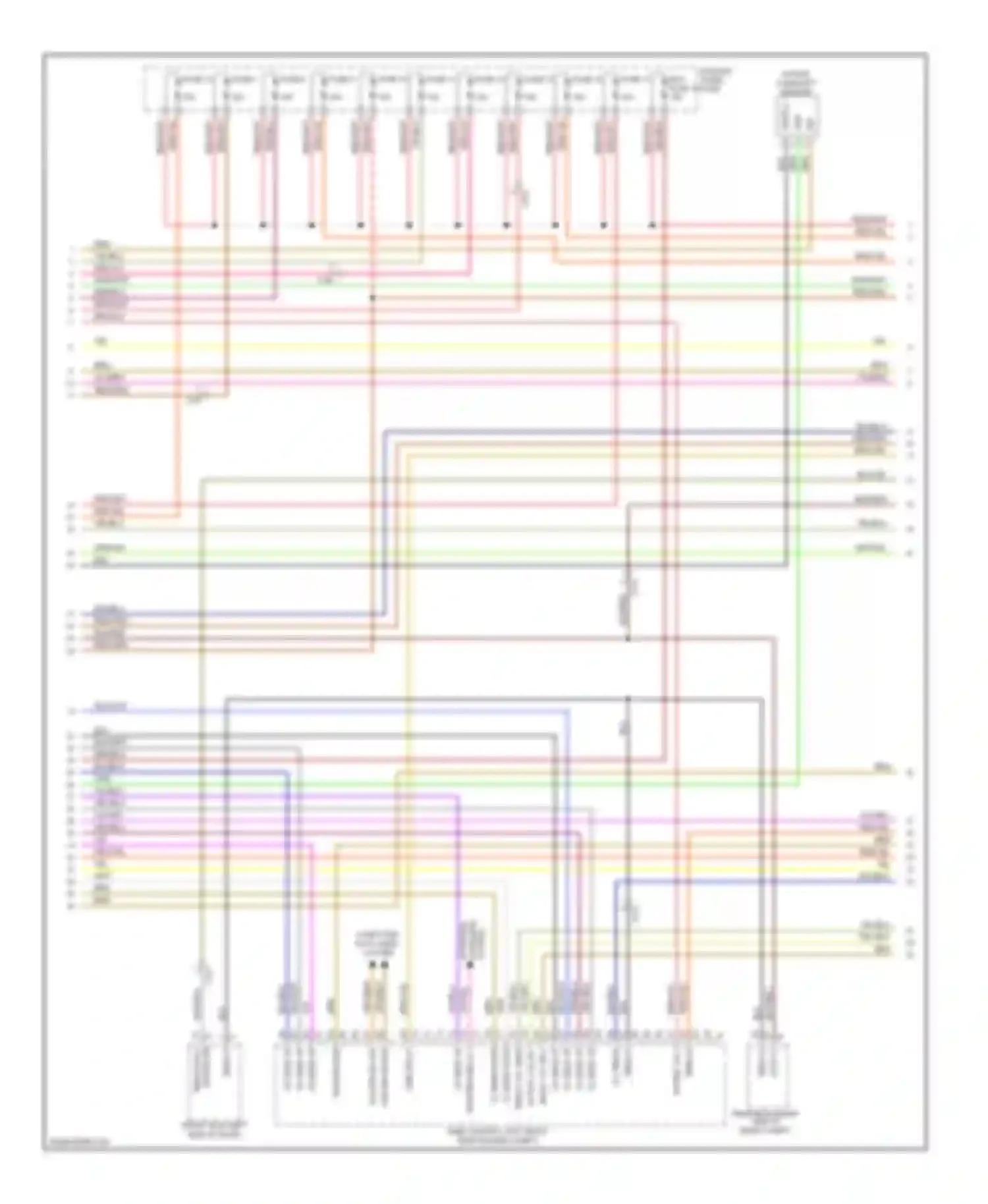 Wiring diagram pedal val sens for Porsche Cayenne II (2010-2014) (3 of 3)