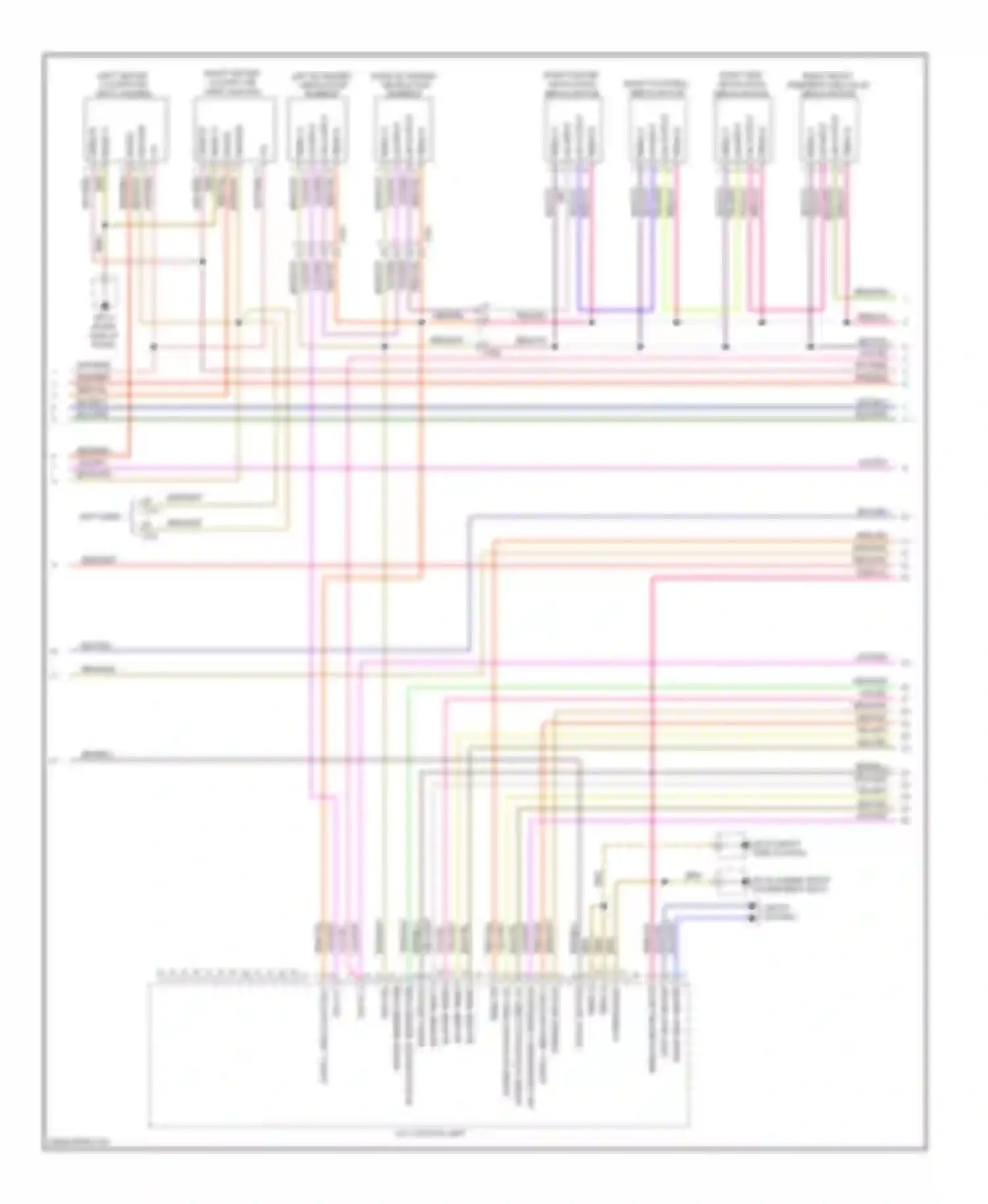 Wiring diagram pnk/vio for Porsche Cayenne II (2010-2014) (1 of 2)