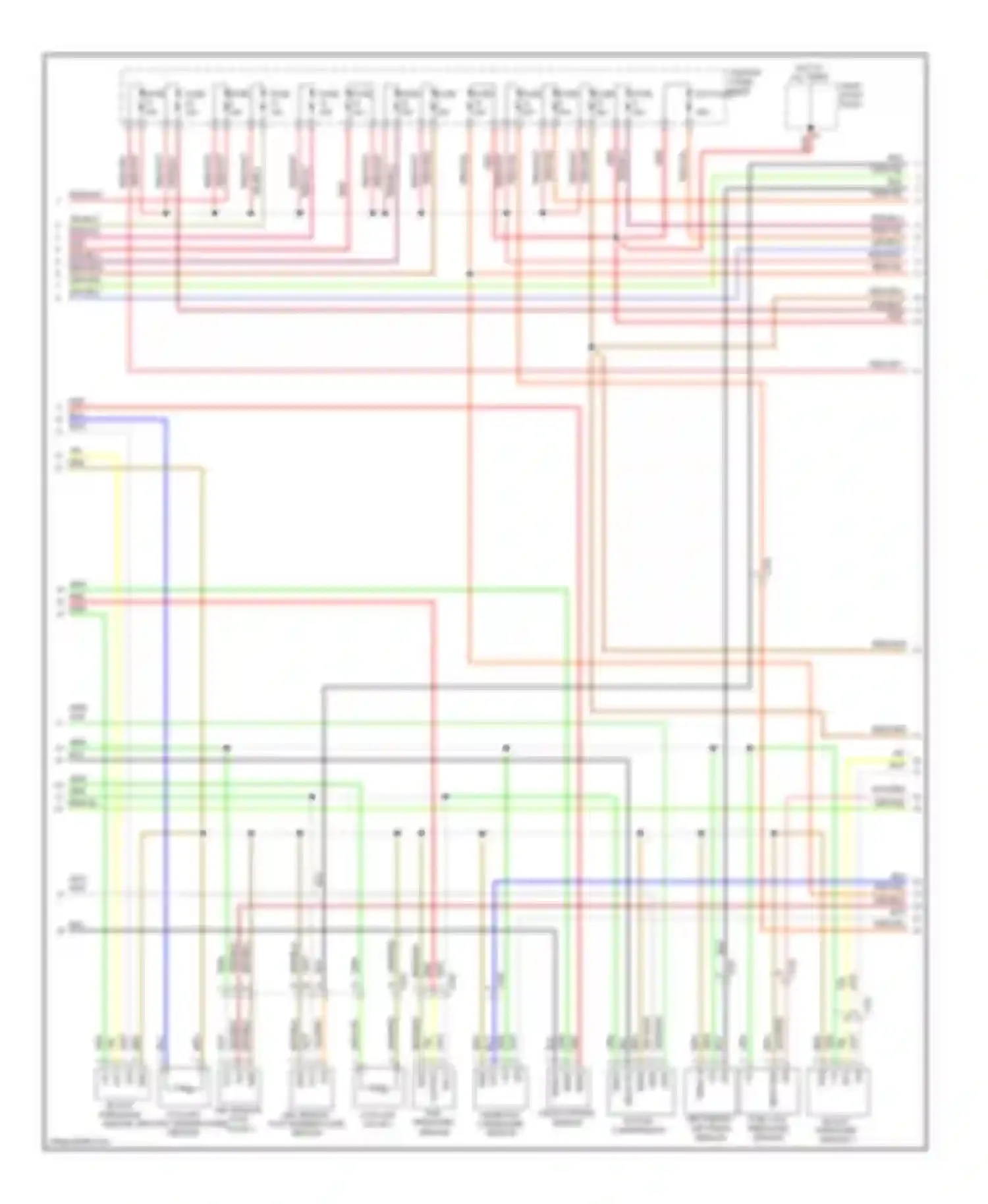 Wiring diagram secondary air press sensor for Porsche Cayenne II (2010-2014) (1 of 1)