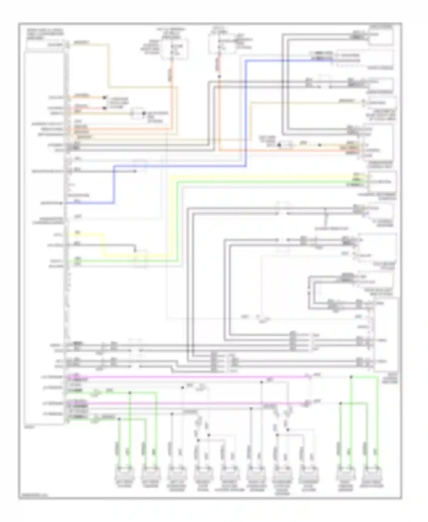 Wiring diagram vio/blk for Porsche Cayenne II (2010-2014) (1 of 13)