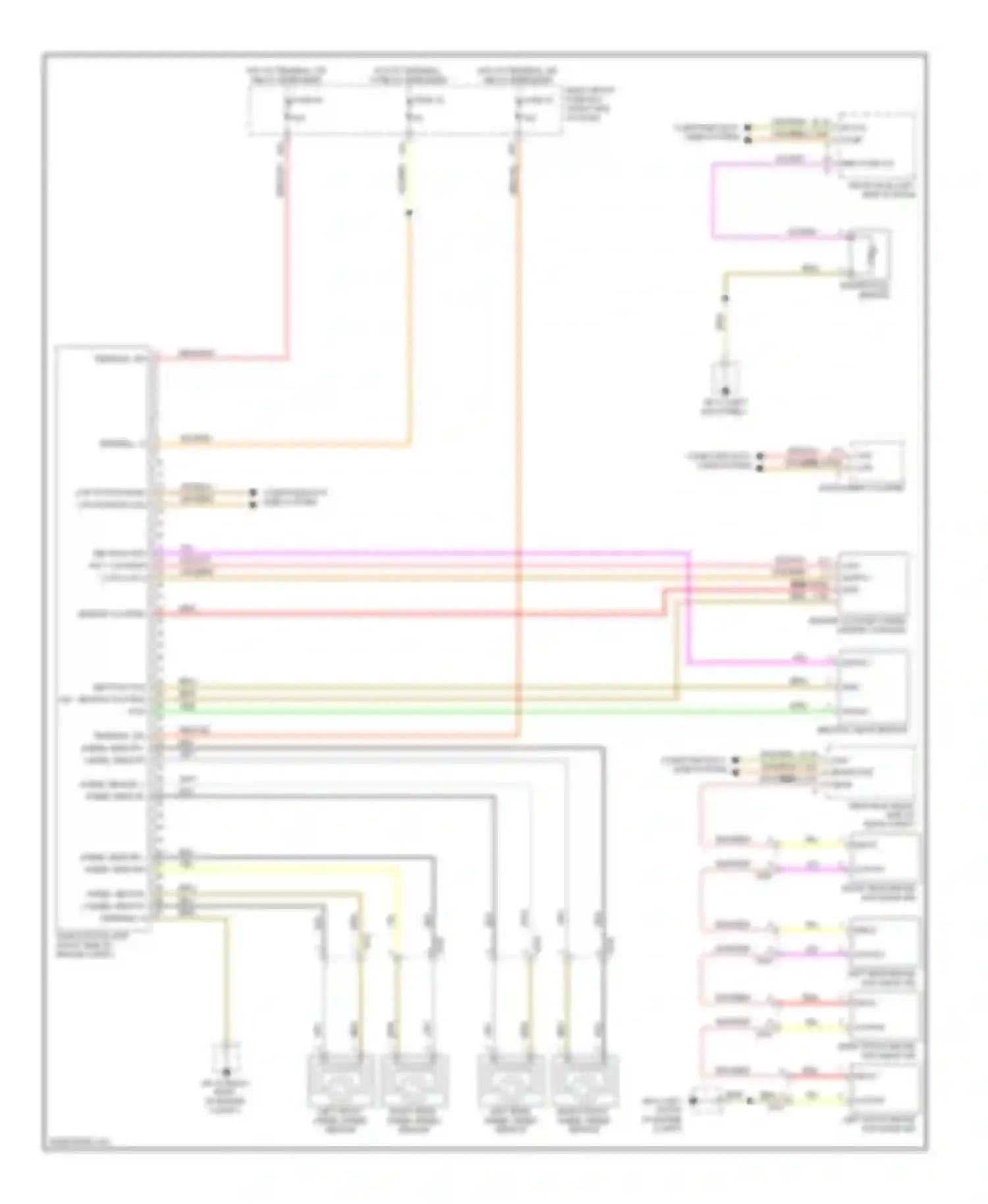 Wiring diagram yel for Porsche Cayenne II (2010-2014) (1 of 57)