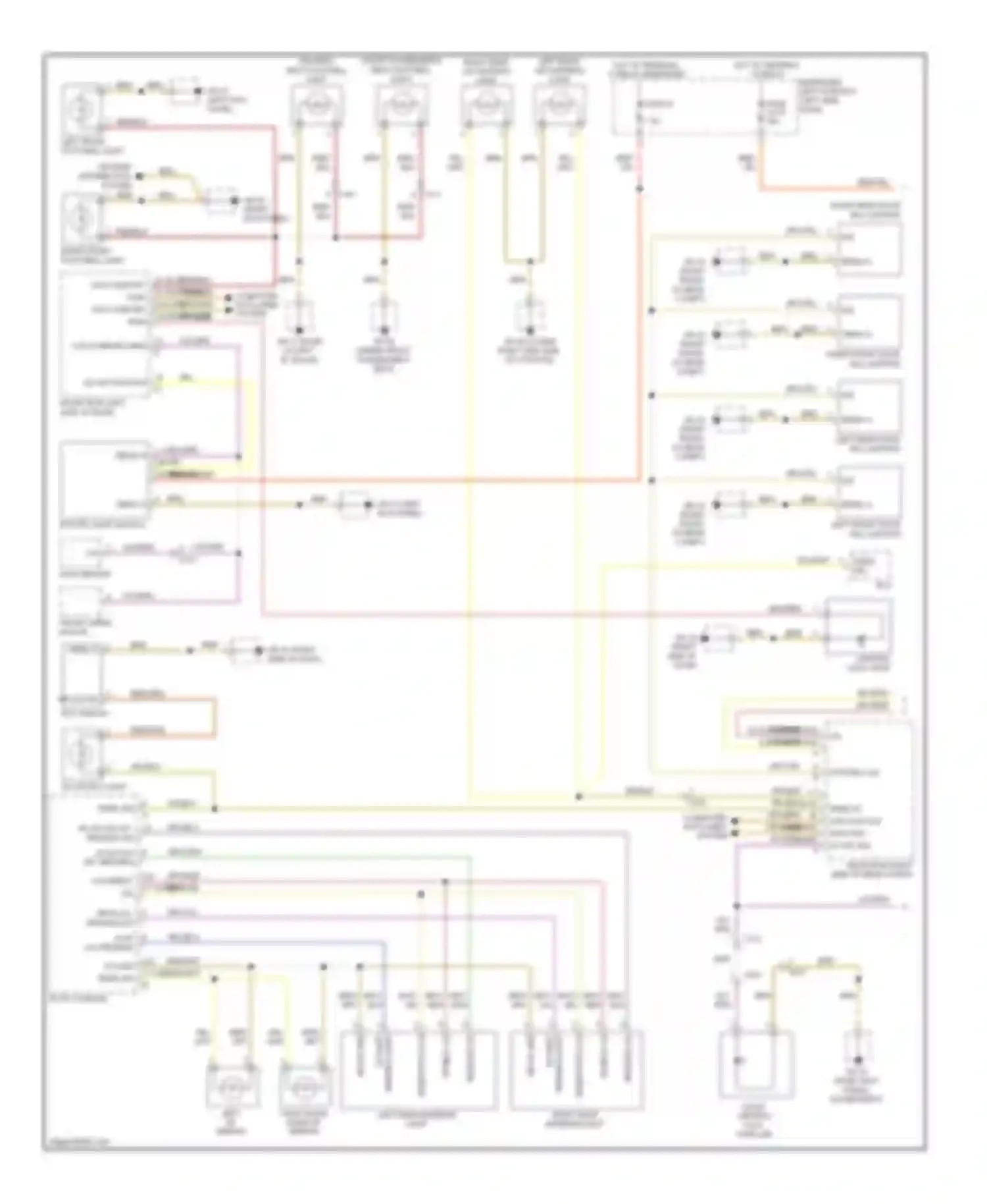 Wiring diagram yel/blk for Porsche Cayenne II (2010-2014) (13 of 16)