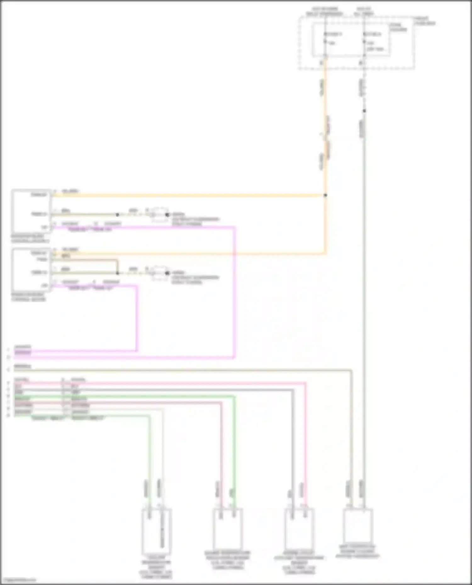 Cayenne Porsche III facelift (2023-2024): 3.0l turbo, cooling fan circuit (2 of 2)