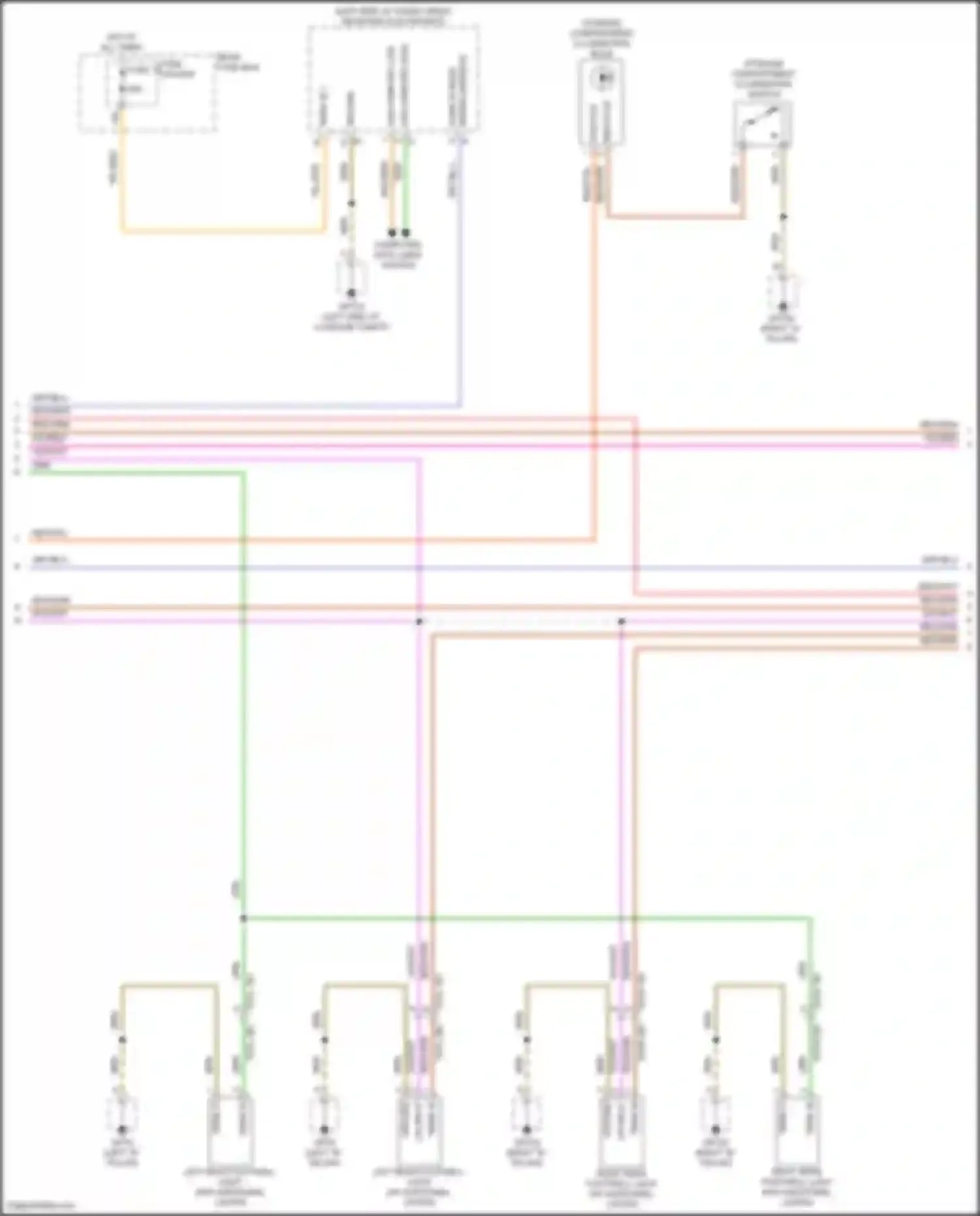 Cayenne Porsche III facelift (2023-2024): Interior lights circuit (3 of 8)
