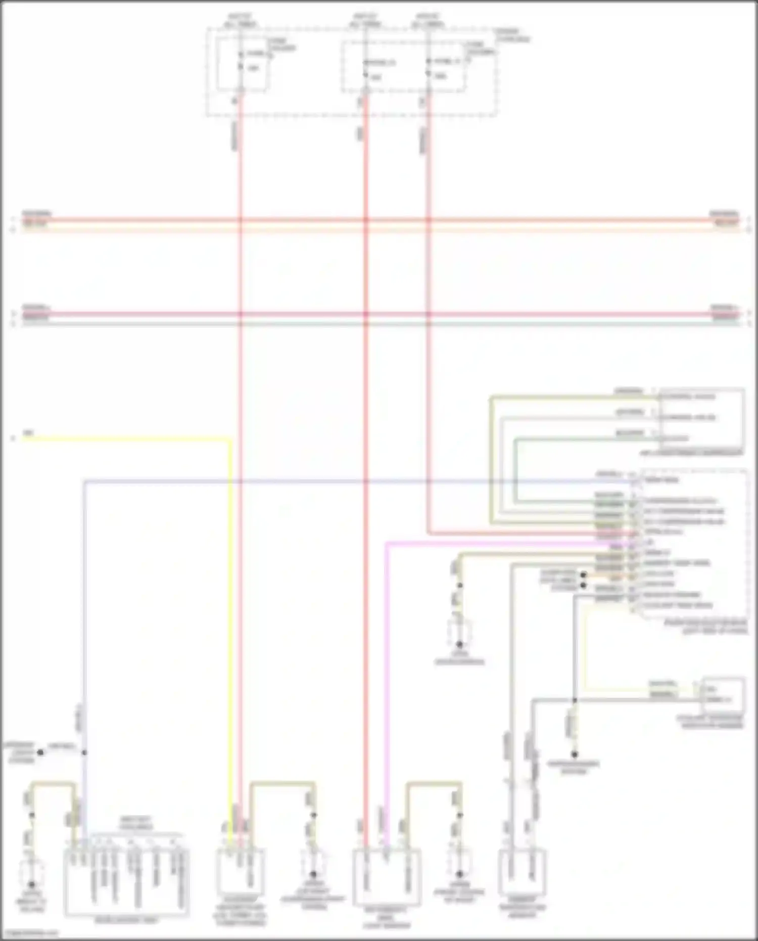 Wiring diagram auxiliary heating pump for Porsche Cayenne III facelift (2023-2024) (2 of 2)
