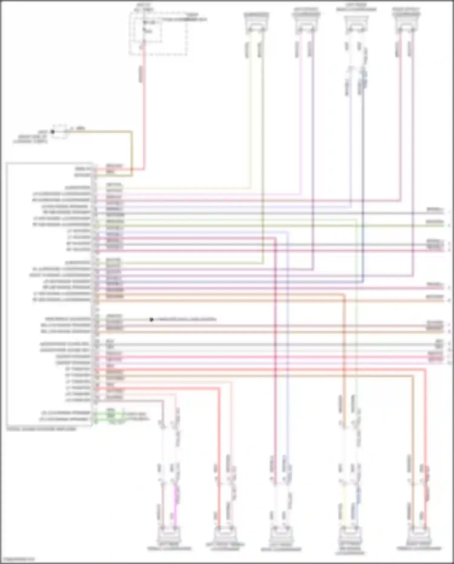 Wiring diagram blk/vio for Porsche Cayenne III facelift (2023-2024) (7 of 34)