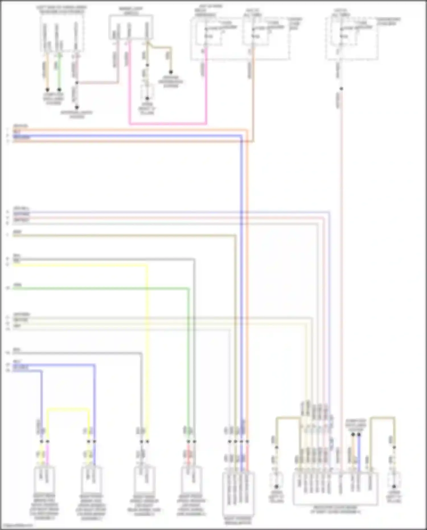 Wiring diagram brk lt switch for Porsche Cayenne III facelift (2023-2024) (1 of 1)