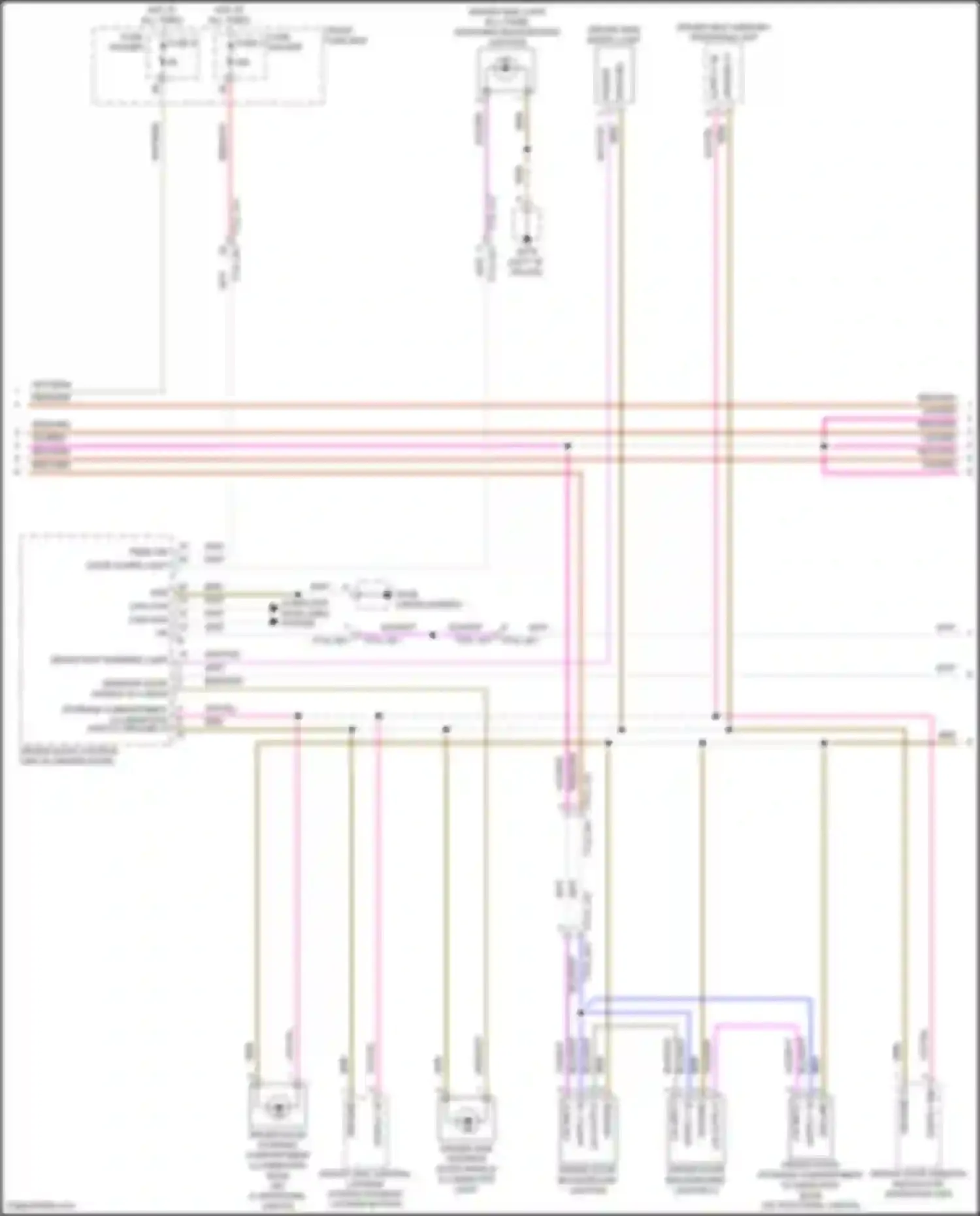 Wiring diagram brn/wht for Porsche Cayenne III facelift (2023-2024) (3 of 49)