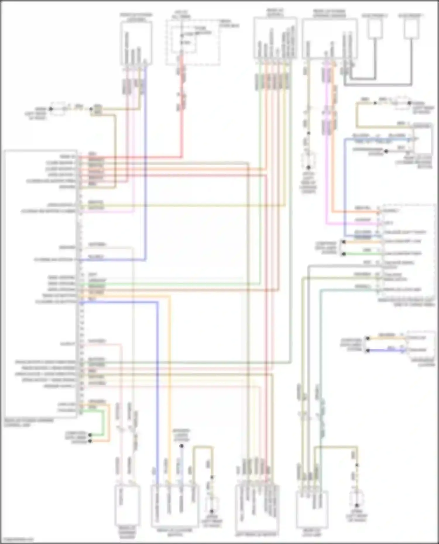 Wiring diagram closure rear lid for Porsche Cayenne III facelift (2023-2024) (1 of 1)