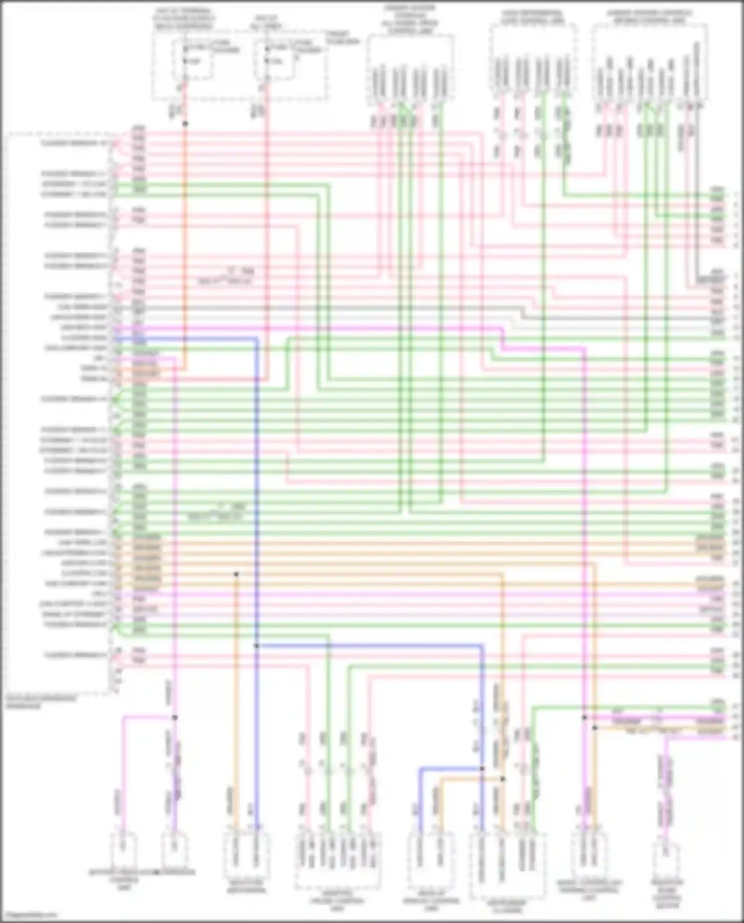 Wiring diagram cluster high for Porsche Cayenne III facelift (2023-2024) (1 of 1)