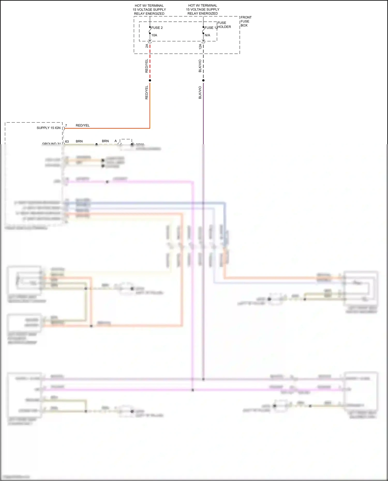 Porsche Cayenne III facelift (2023-2024) coding pin 1 wiring diagram  (1 of 3)