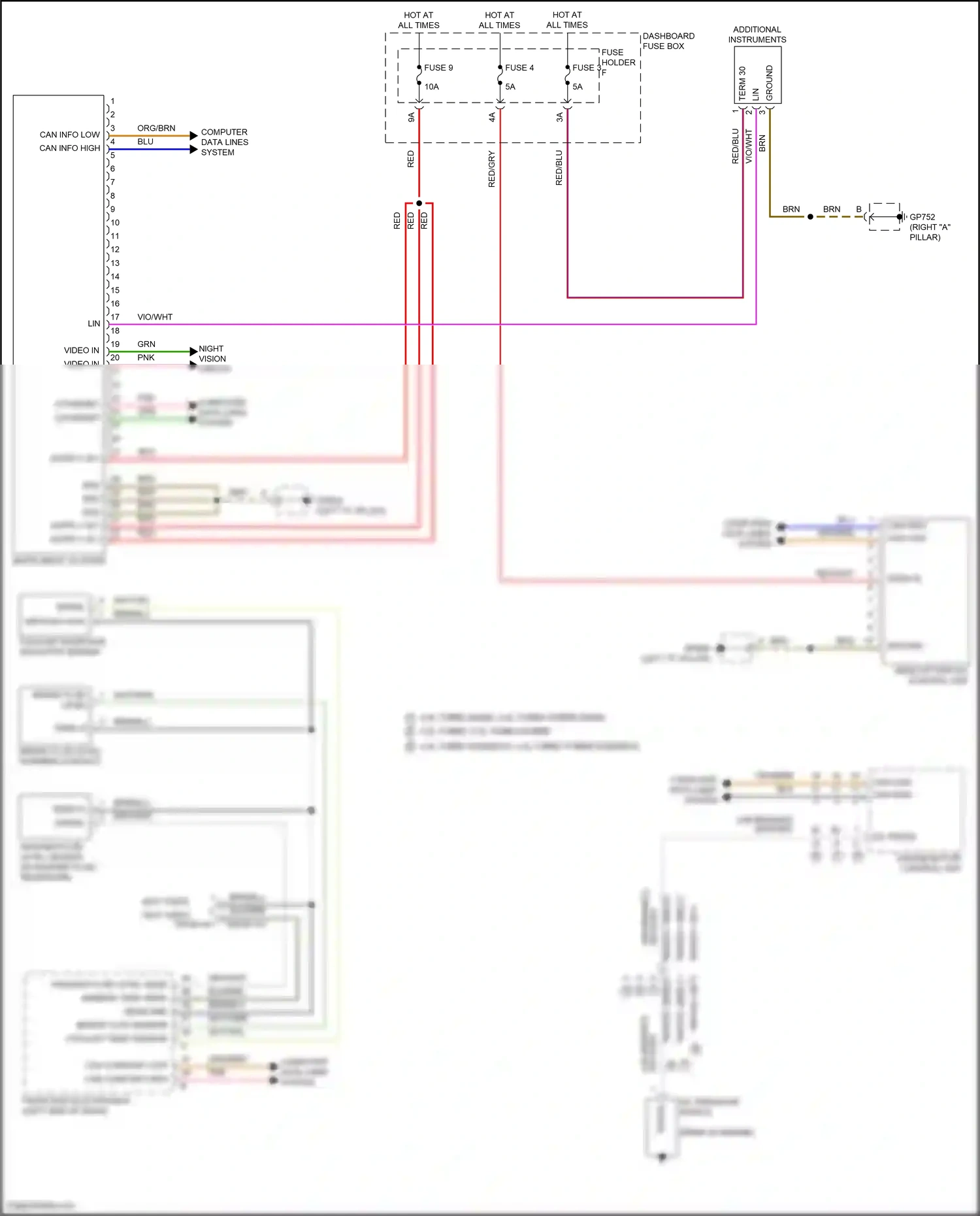 Porsche Cayenne III facelift (2023-2024) computer data lines system wiring diagram  (46 of 123)