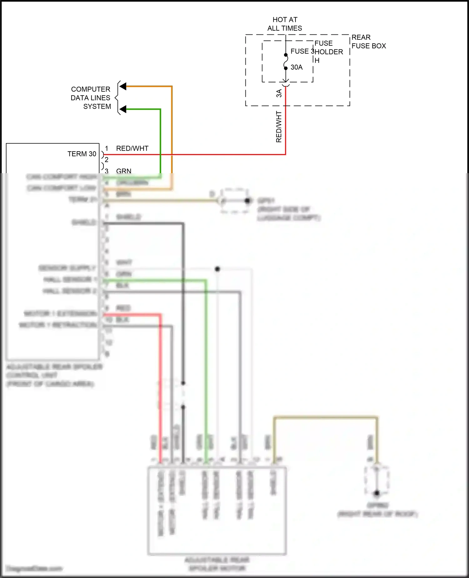 Porsche Cayenne III facelift (2023-2024) computer data lines system wiring diagram  (1 of 123)