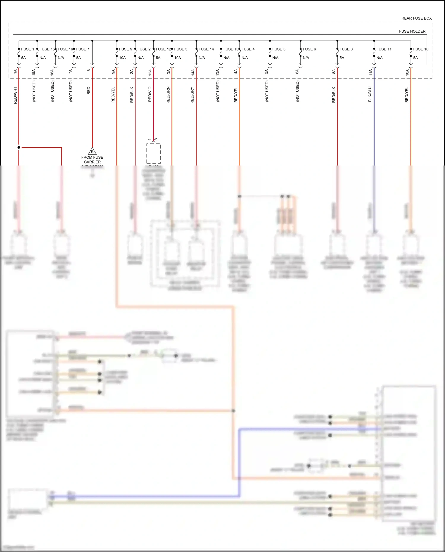 Porsche Cayenne III facelift (2023-2024) computer data lines system wiring diagram  (7 of 123)
