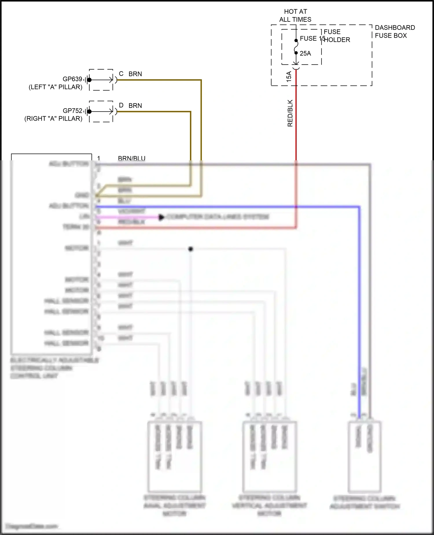Porsche Cayenne III facelift (2023-2024) computer data lines system wiring diagram  (85 of 123)