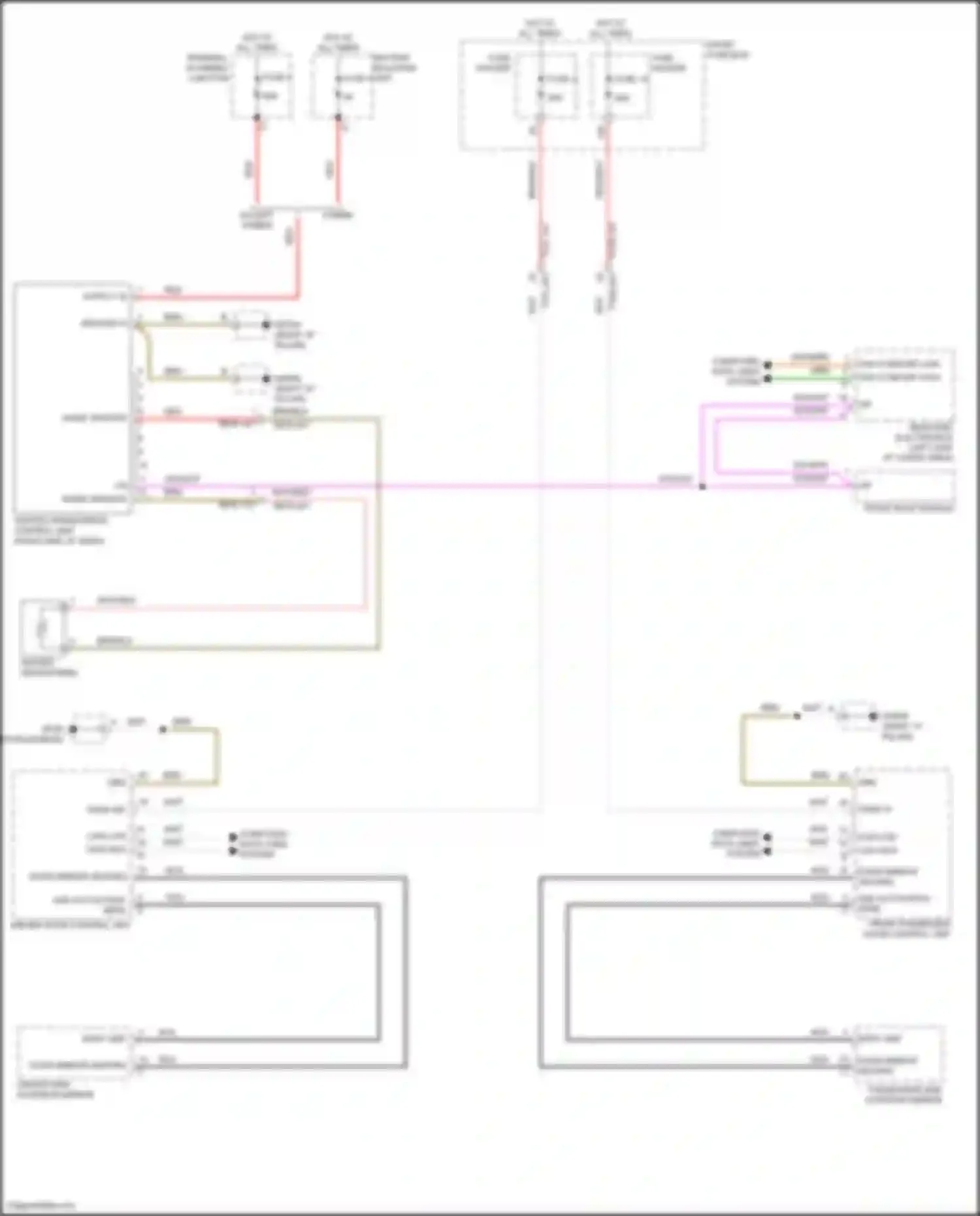 Wiring diagram door mirror heating for Porsche Cayenne III facelift (2023-2024) (1 of 1)