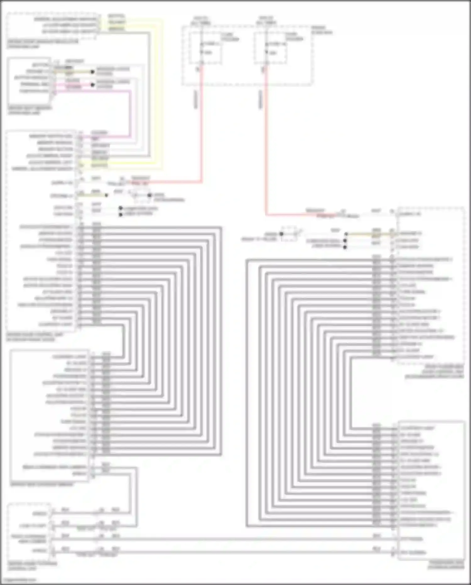 Wiring diagram driver assist systems control unit for Porsche Cayenne III facelift (2023-2024) (4 of 10)