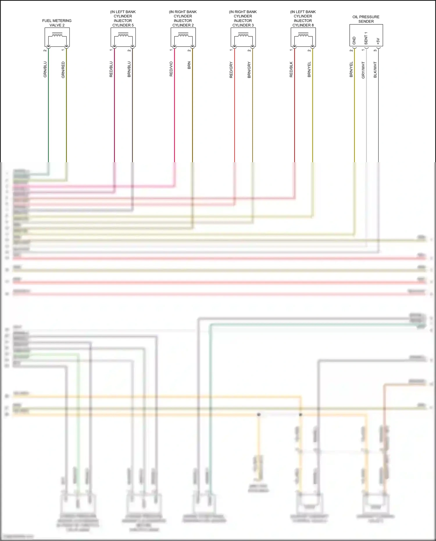 Porsche Cayenne III facelift (2023-2024) engine cover panel temperature sender wiring diagram  (8 of 9)