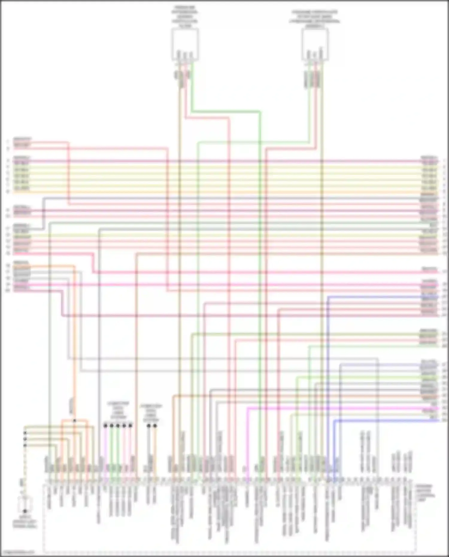 Wiring diagram exhaust gas temp for Porsche Cayenne III facelift (2023-2024) (1 of 4)