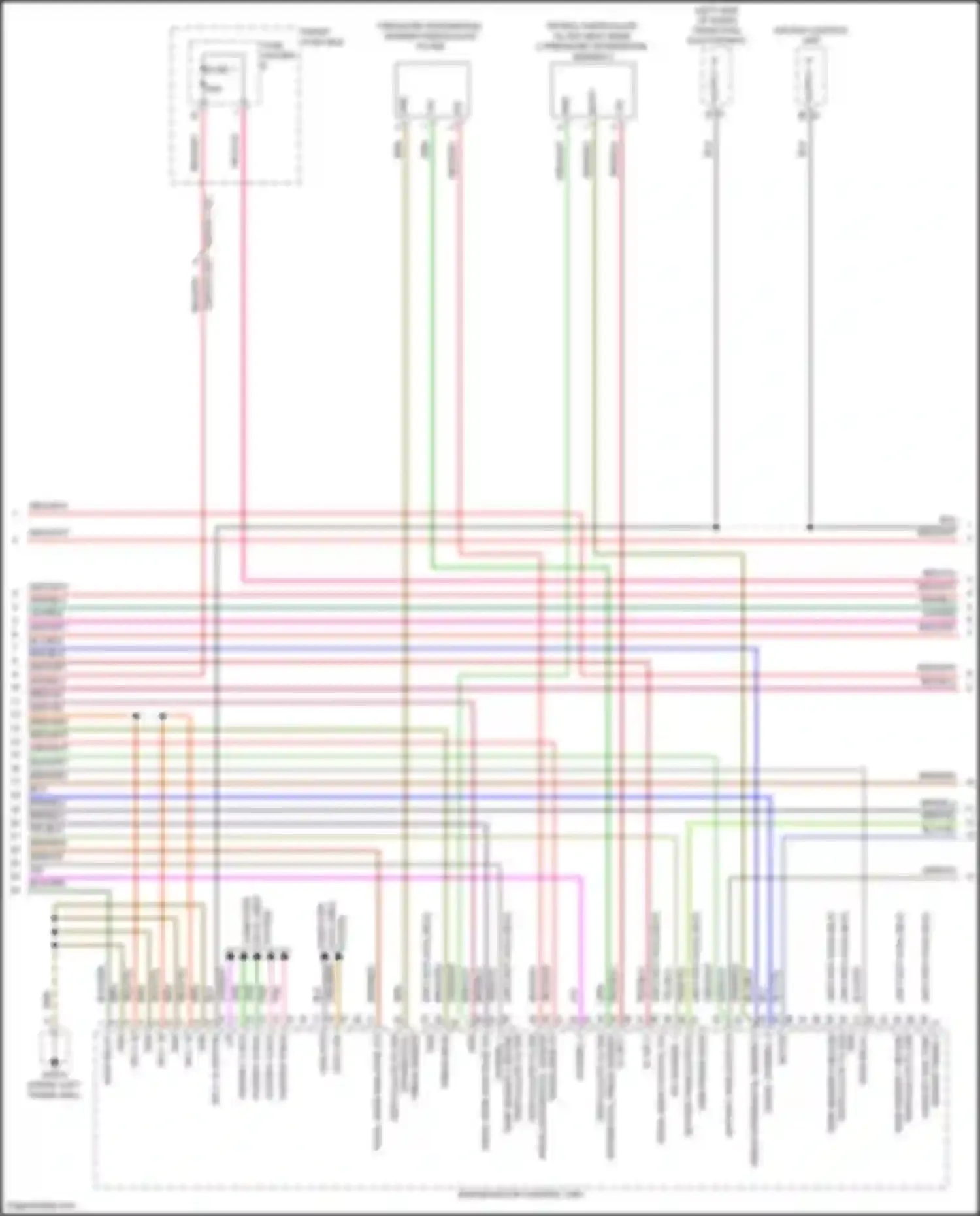 Wiring diagram exhaust gas temp for Porsche Cayenne III facelift (2023-2024) (2 of 4)