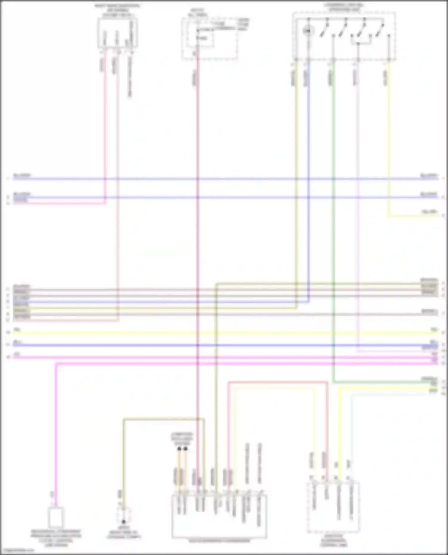 Wiring diagram fuse carrier 8 for Porsche Cayenne III facelift (2023-2024) (1 of 2)