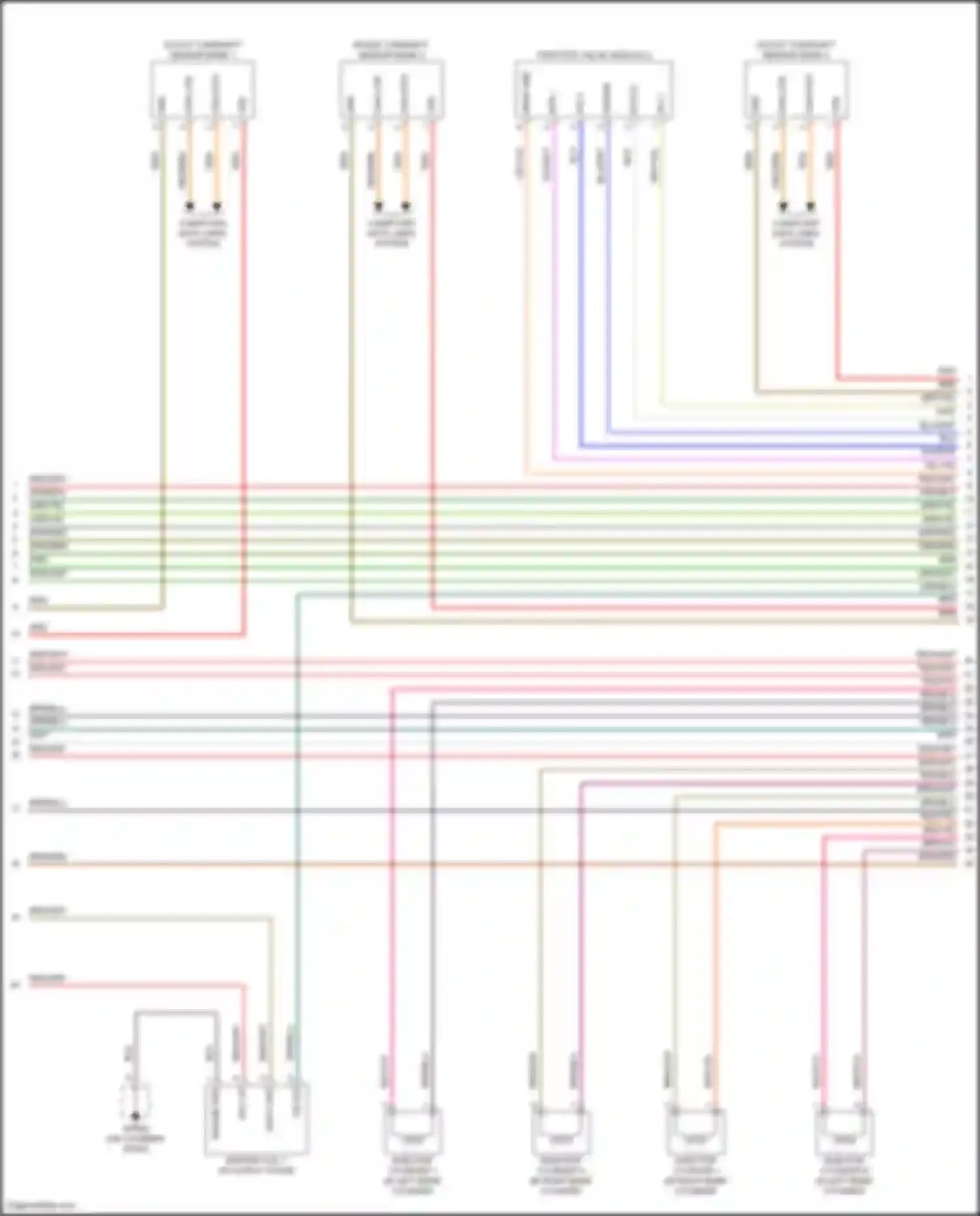 Wiring diagram injector cylinder 6 for Porsche Cayenne III facelift (2023-2024) (4 of 6)