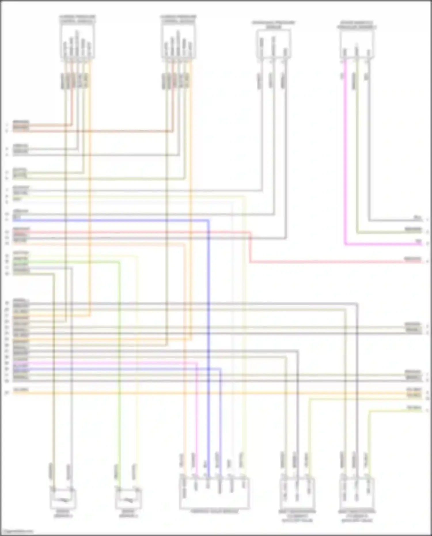 Wiring diagram intake manifold pressure sender 2 for Porsche Cayenne III facelift (2023-2024) (1 of 2)