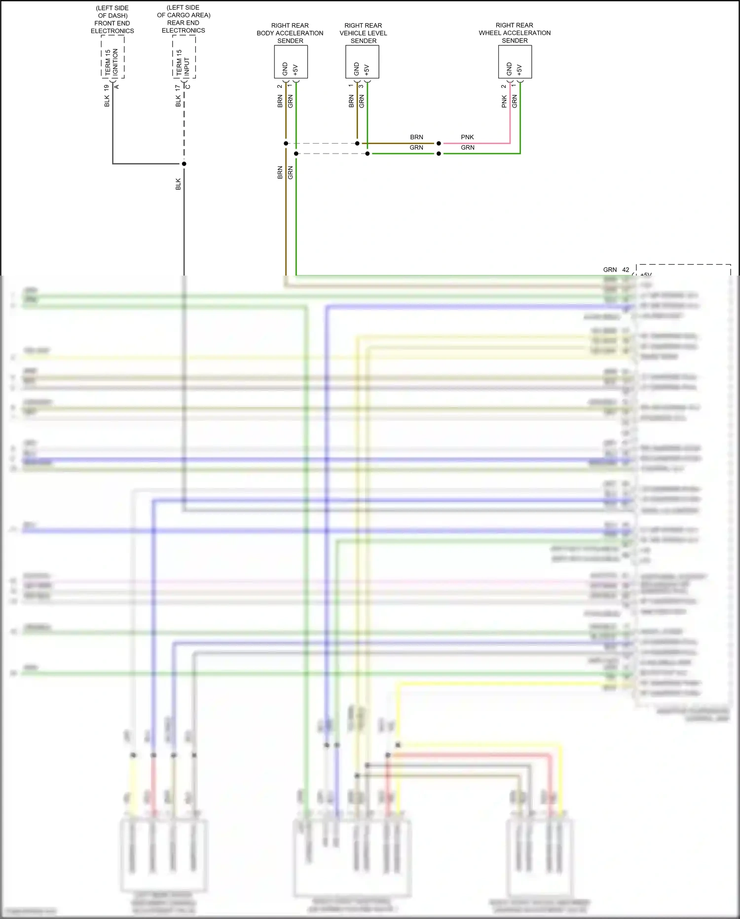 Porsche Cayenne III facelift (2023-2024) lf dampers pull - wiring diagram  (1 of 1)
