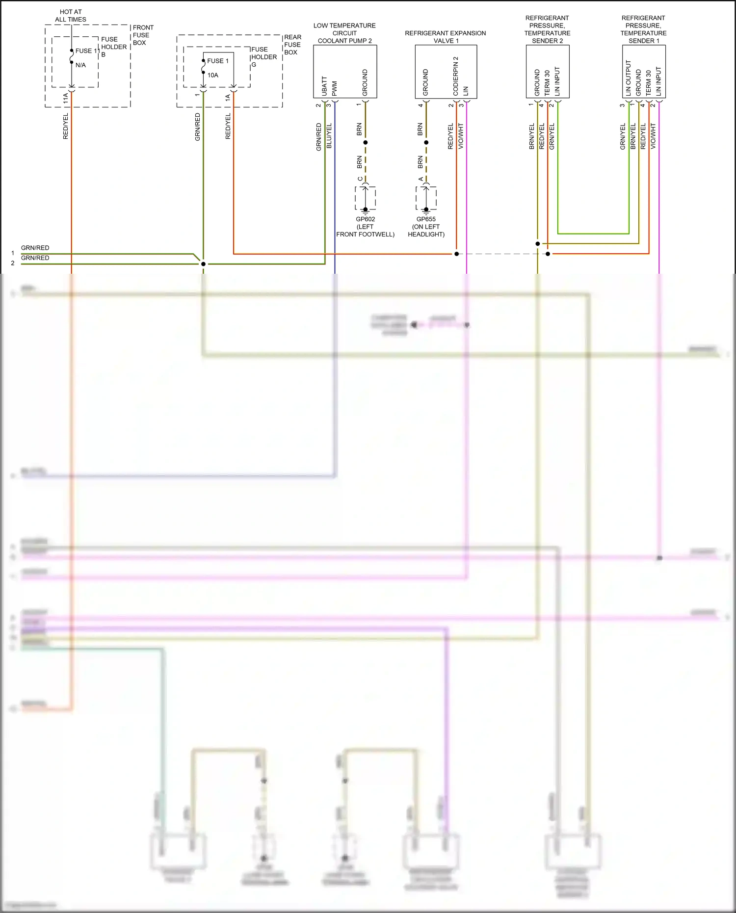 Porsche Cayenne III facelift (2023-2024) lin input wiring diagram  (1 of 13)