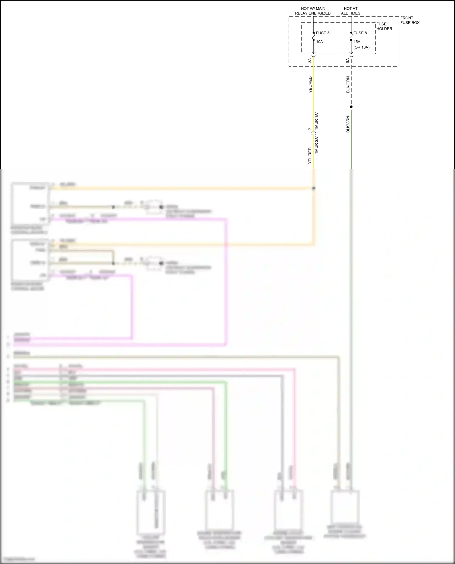Porsche Cayenne III facelift (2023-2024) map-controlled engine cooling system thermostat wiring diagram  (1 of 11)