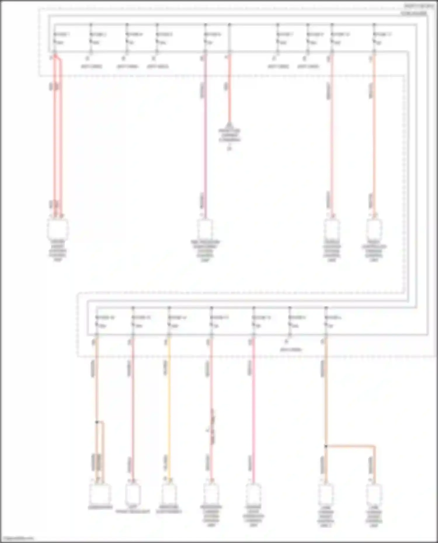 Wiring diagram rear fuse box for Porsche Cayenne III facelift (2023-2024) (8 of 52)