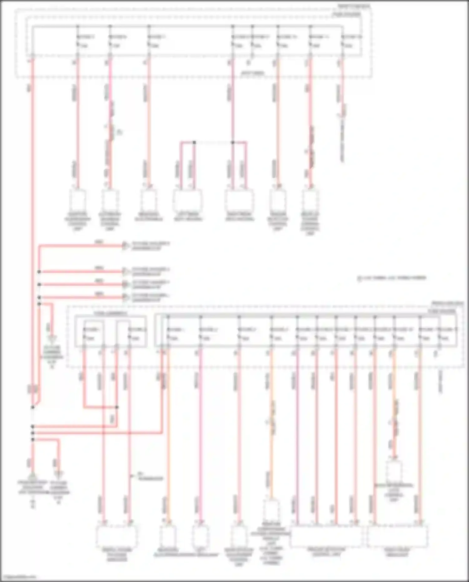 Wiring diagram rear spoiler adjustment control unit for Porsche Cayenne III facelift (2023-2024) (1 of 1)