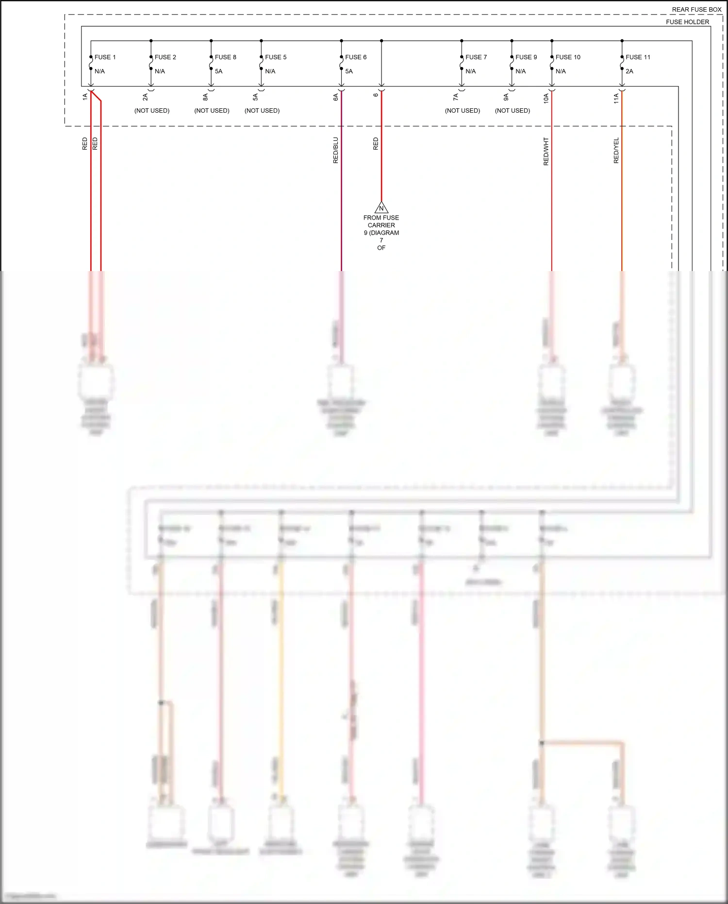 Porsche Cayenne III facelift (2023-2024) reversing camera system control unit wiring diagram  (4 of 5)