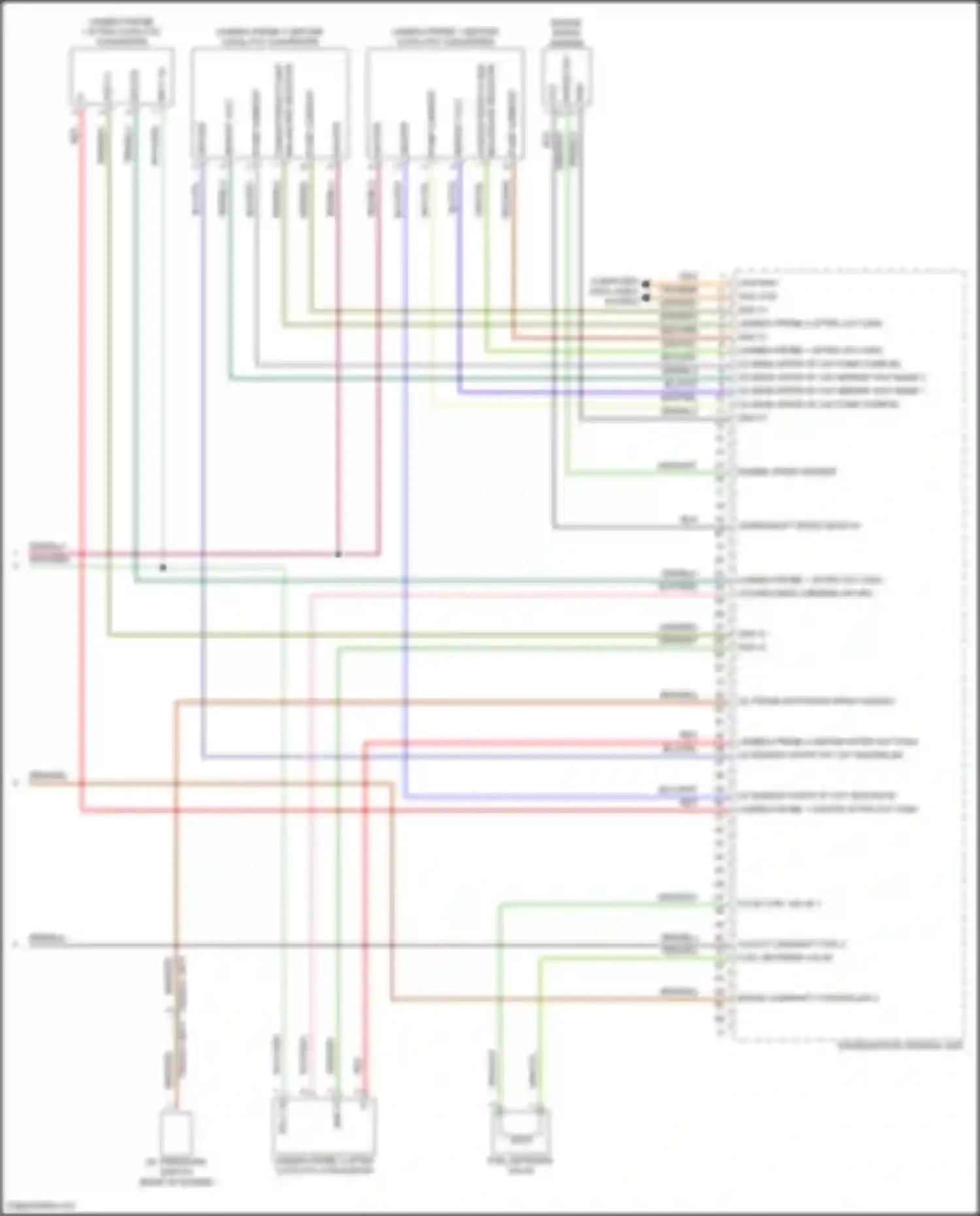 Wiring diagram speed sig for Porsche Cayenne III facelift (2023-2024) (1 of 4)