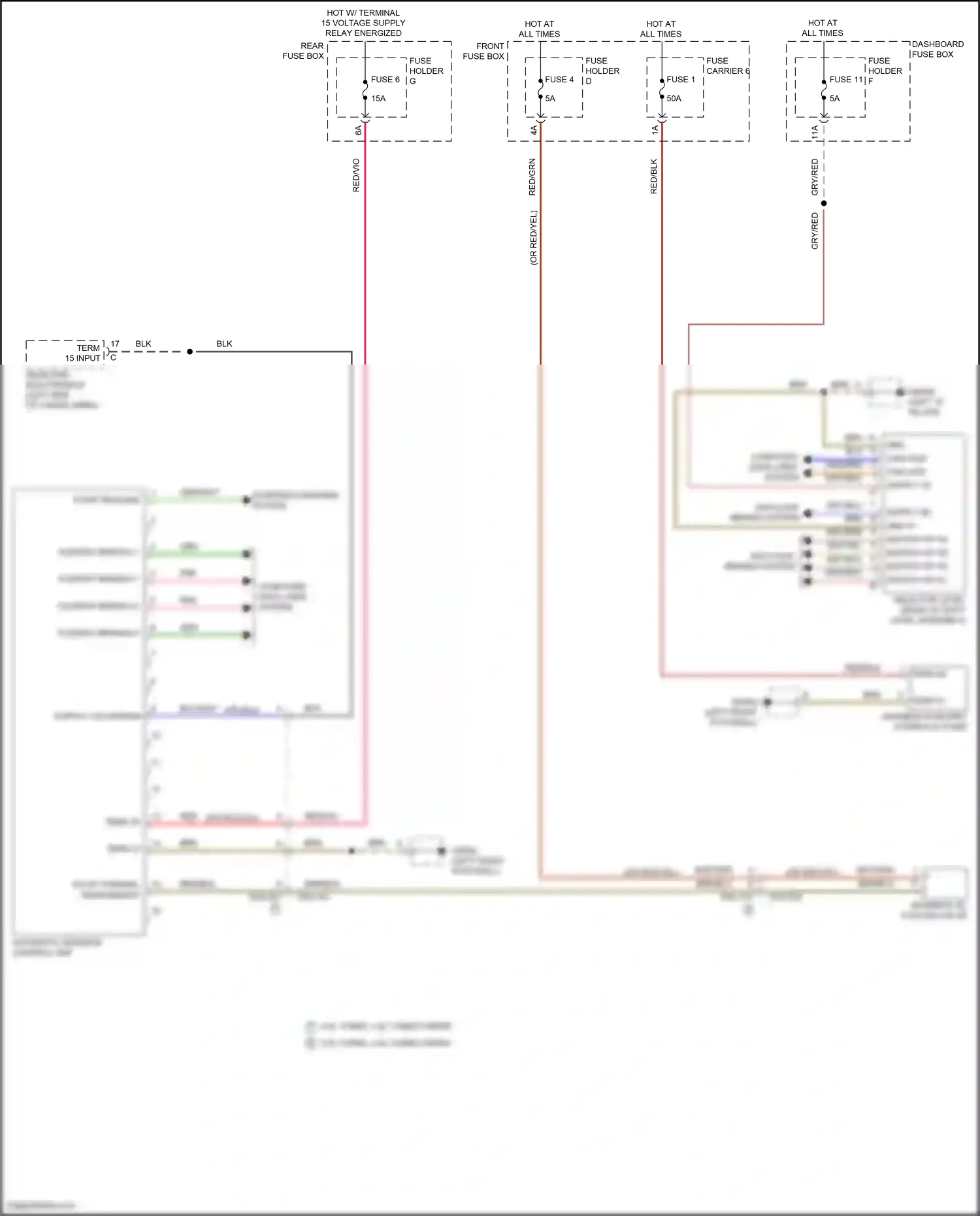 Porsche Cayenne III facelift (2023-2024) start release wiring diagram  (1 of 4)