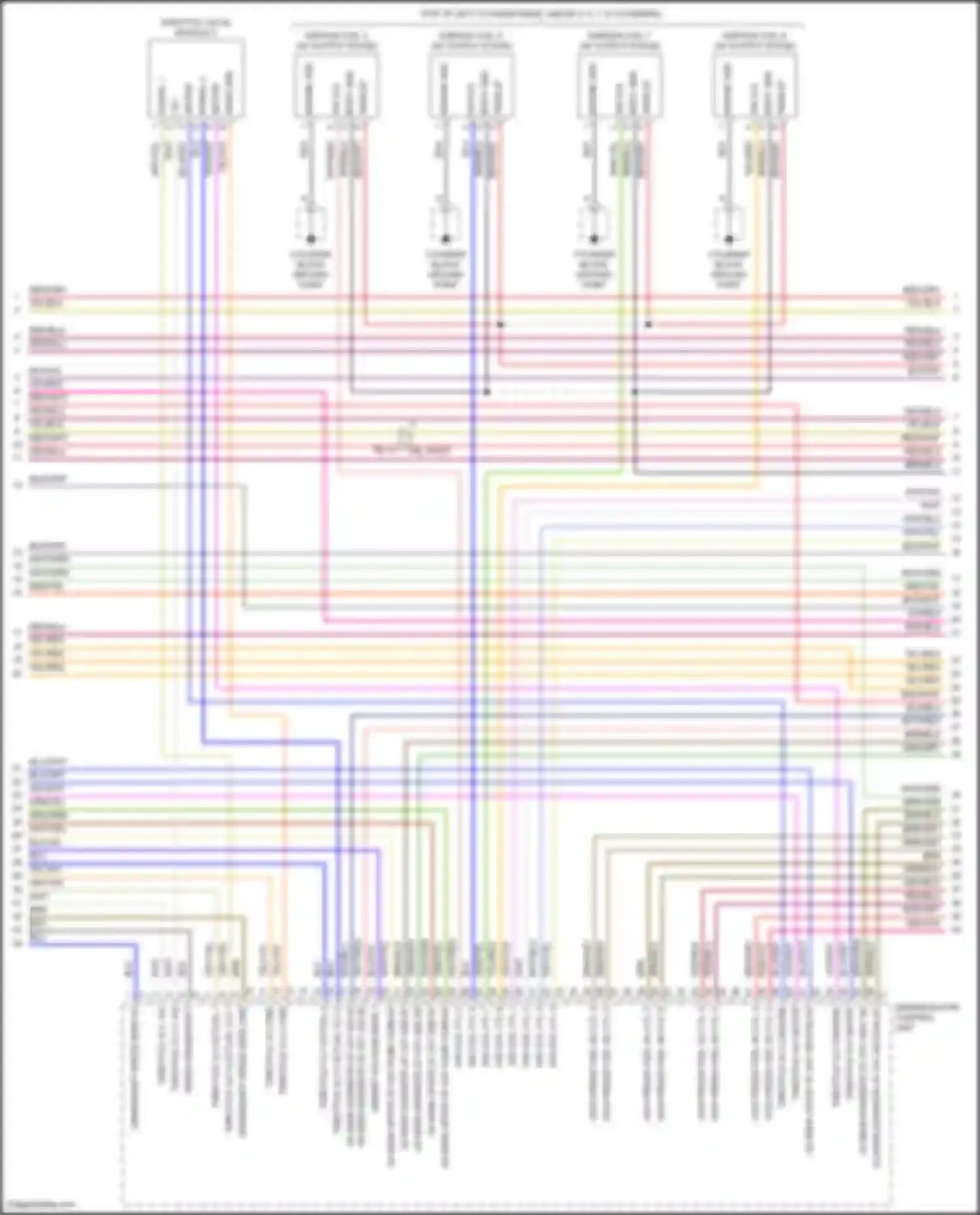 Cayenne Porsche III (2017-2023): Wiring diagram engine performance 4.0l turbo hybrid (3 of 11)