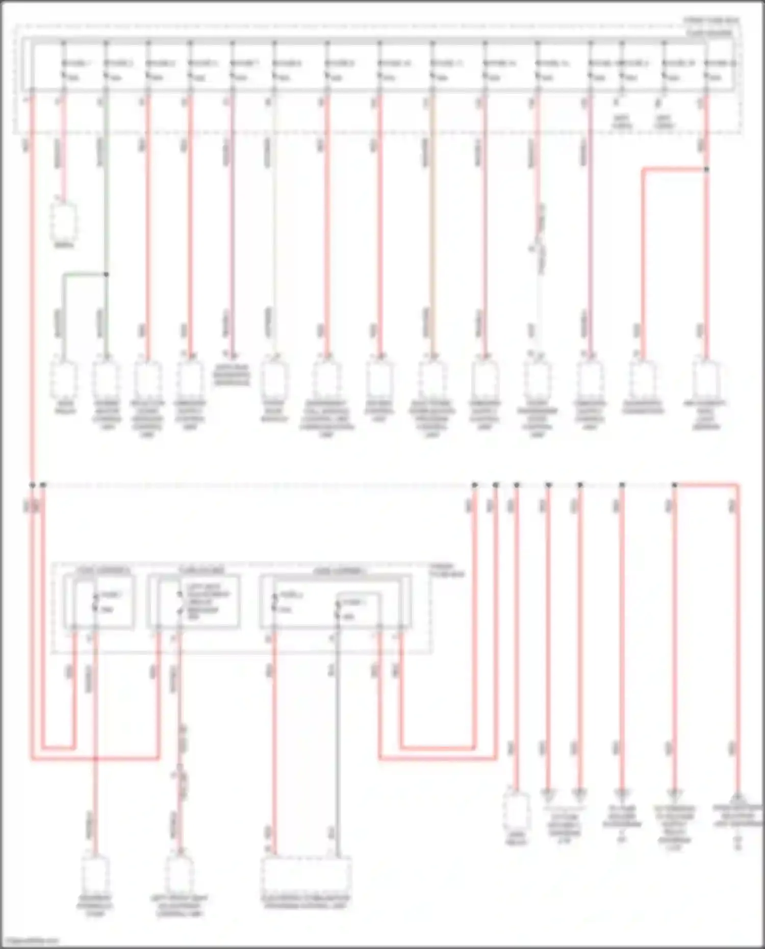 Cayenne Porsche III (2017-2023): Power distribution circuit (4 of 9)