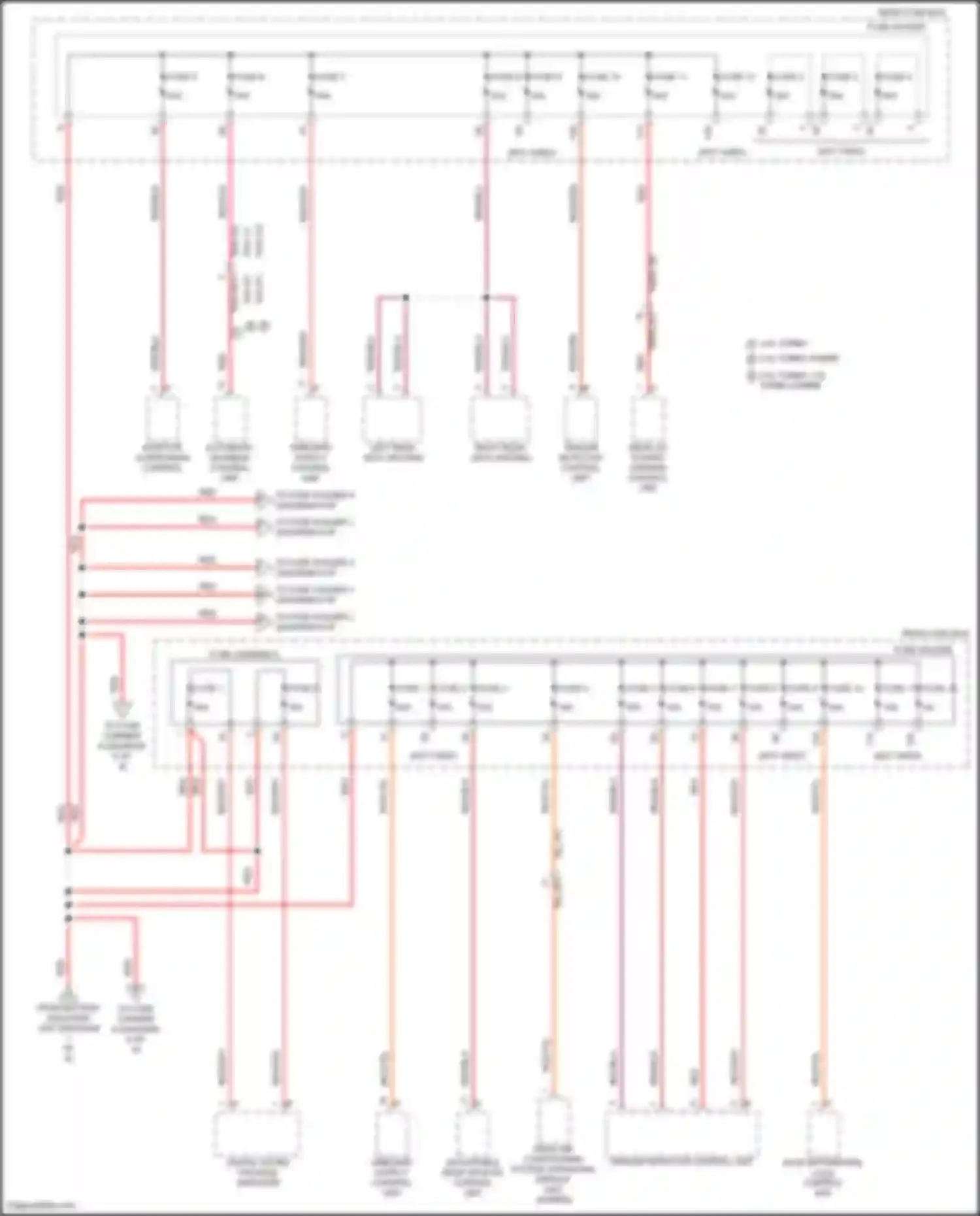 Cayenne Porsche III (2017-2023): Power distribution circuit (7 of 9)