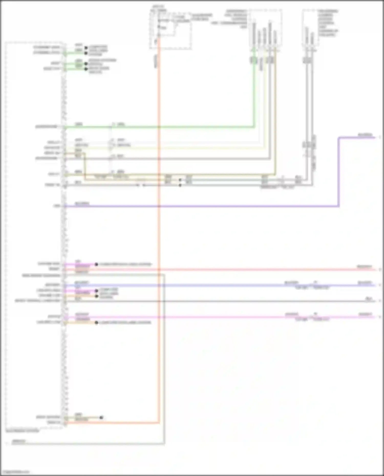 Wiring diagram can mib low for Porsche Cayenne III (2017-2023) (2 of 20)