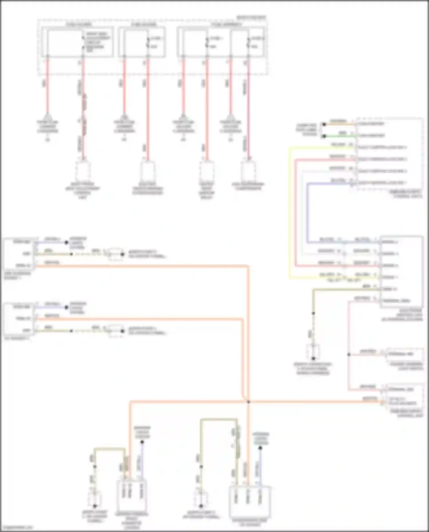 Wiring diagram elect ignition lock sw 4 for Porsche Cayenne III (2017-2023) (1 of 2)