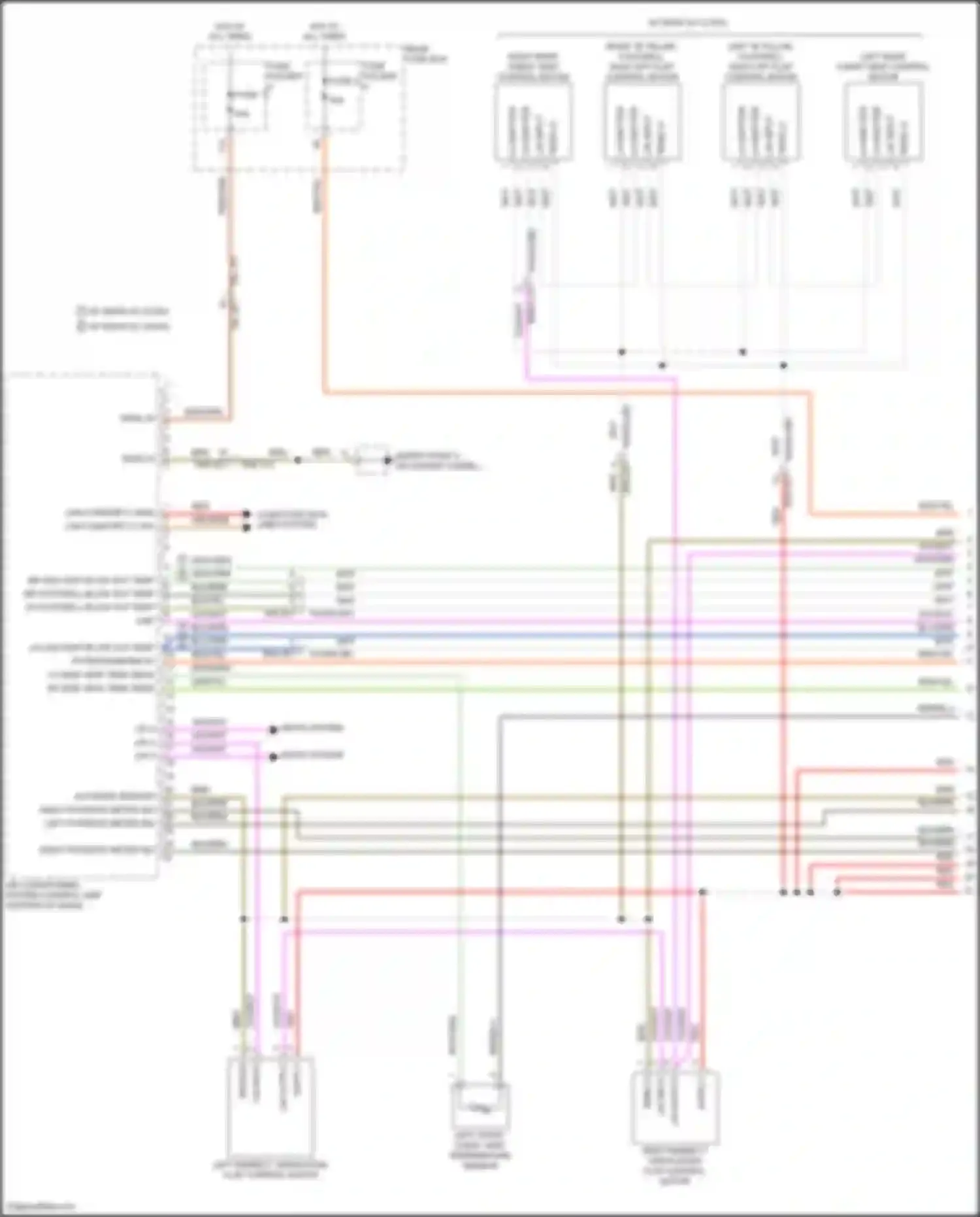 Wiring diagram lin 3 for Porsche Cayenne III (2017-2023) (1 of 4)