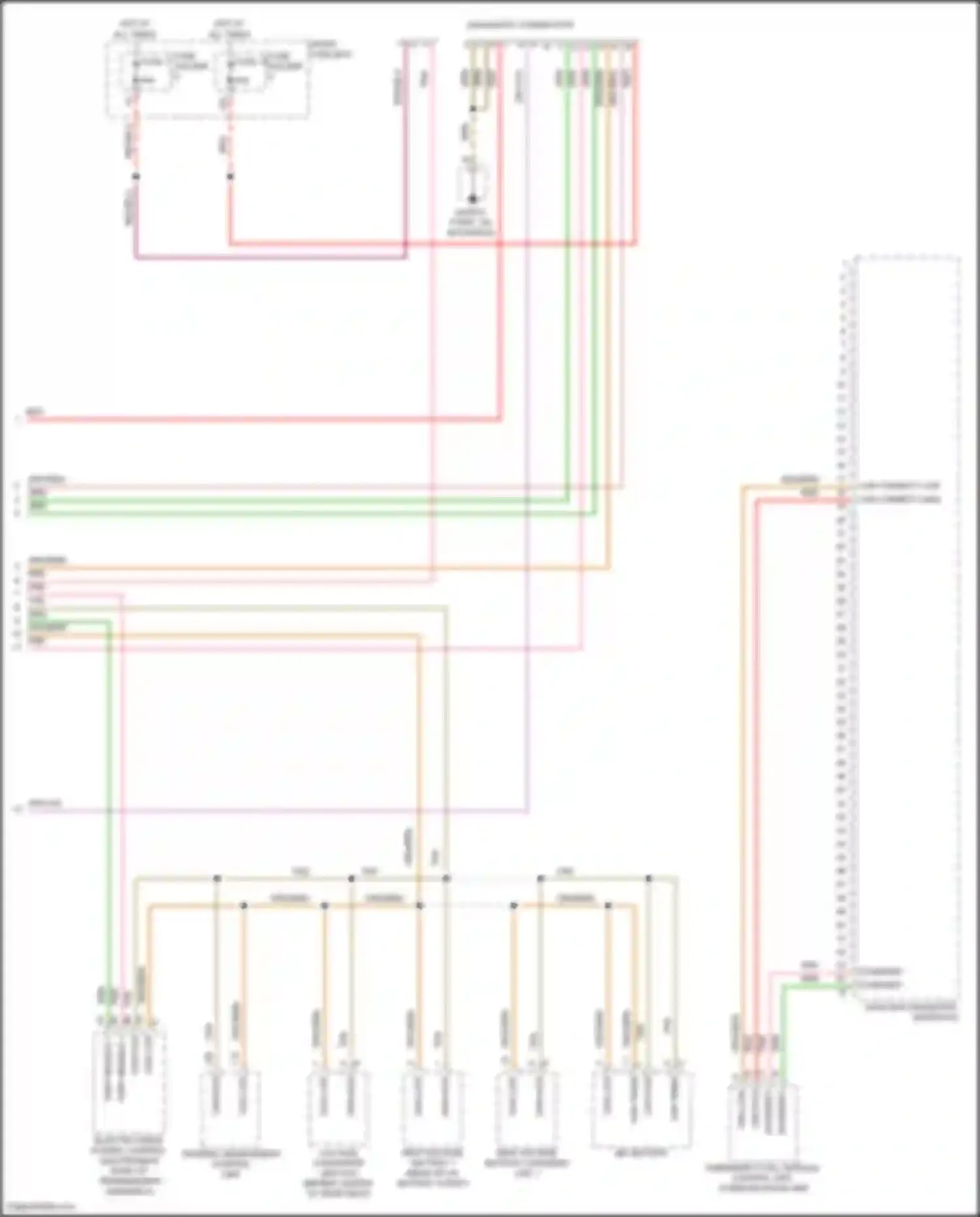 Wiring diagram red for Porsche Cayenne III (2017-2023) (2 of 95)