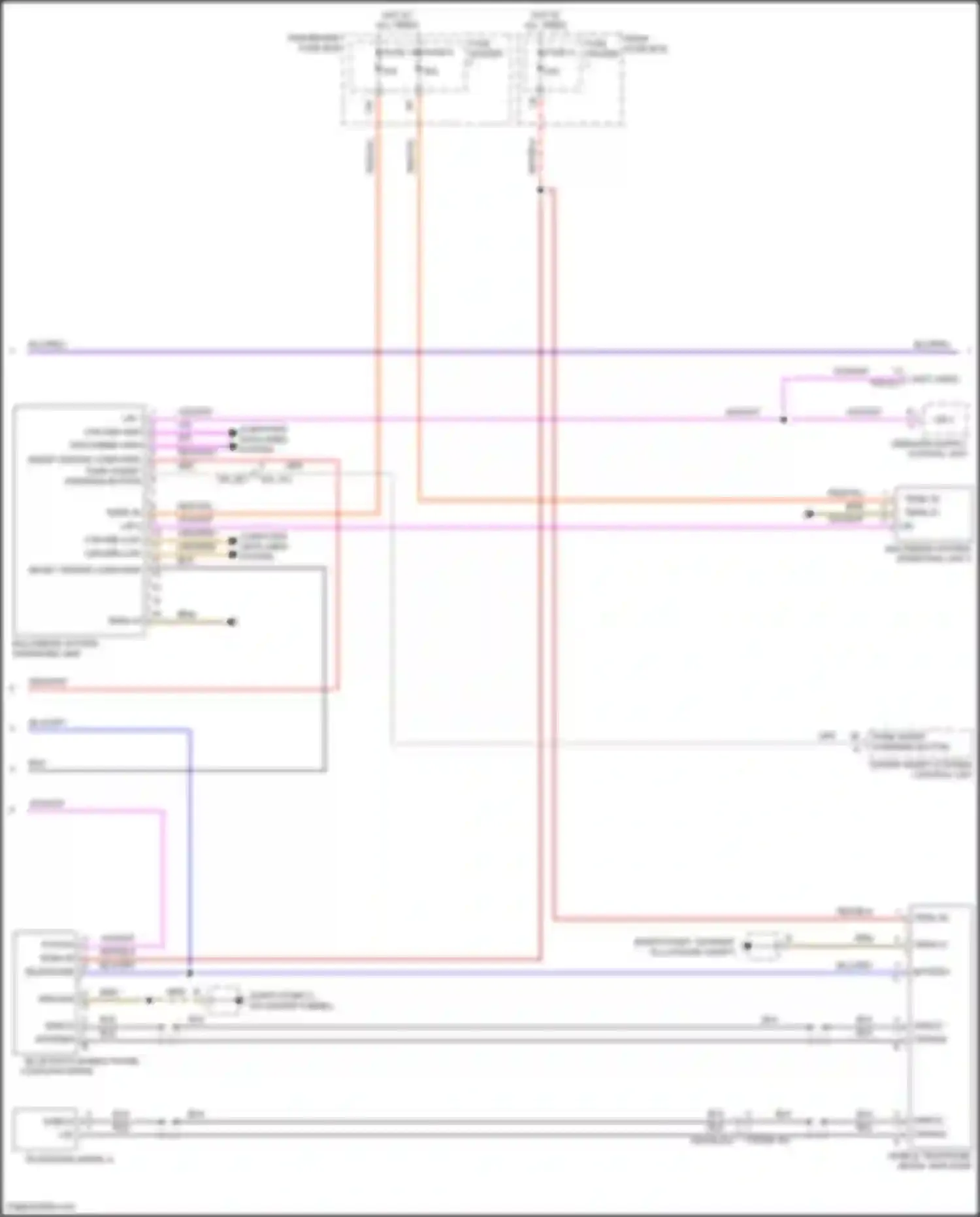 Wiring diagram red/wht for Porsche Cayenne III (2017-2023) (1 of 123)