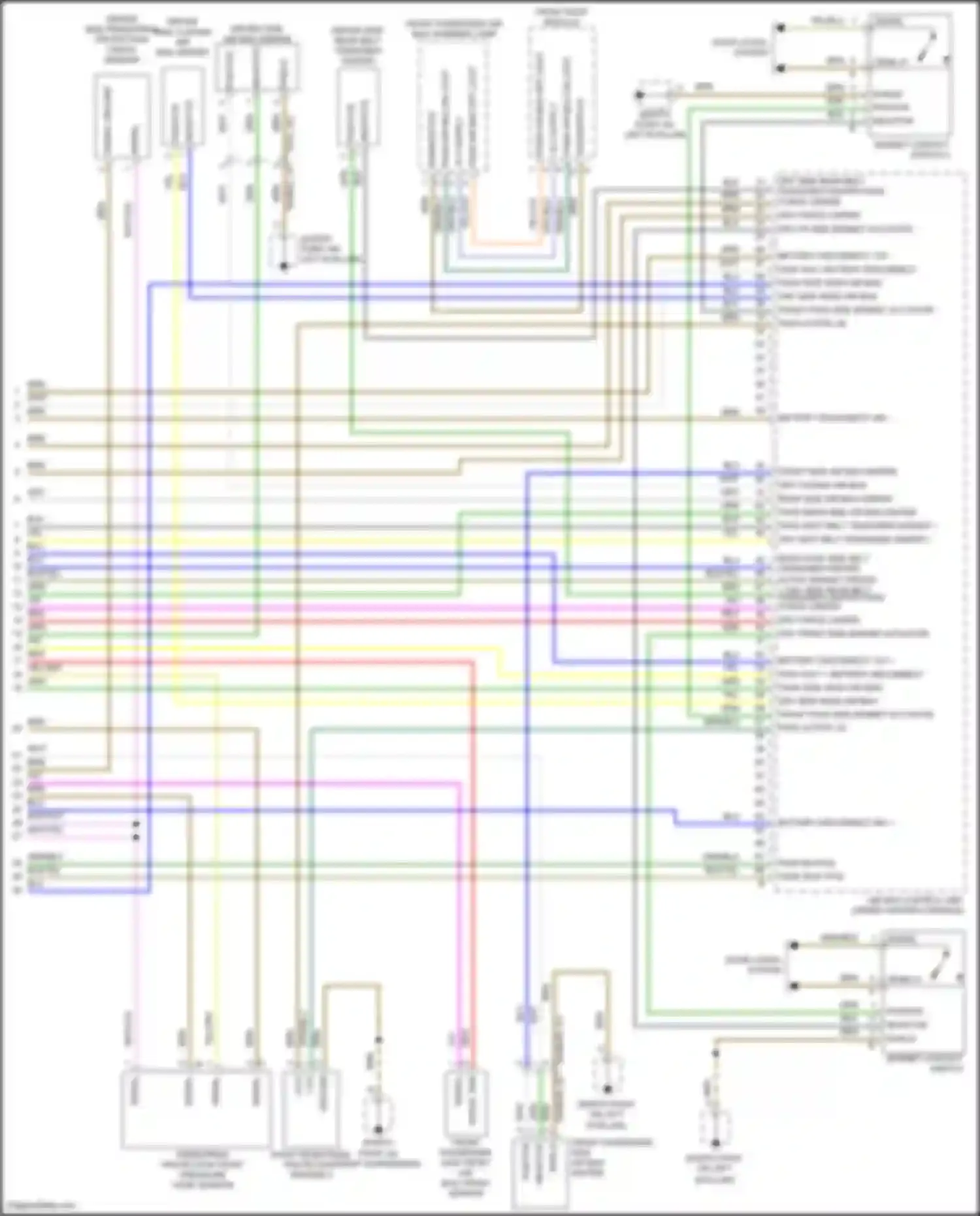 Wiring diagram signal gnd for Porsche Cayenne III (2017-2023) (5 of 5)