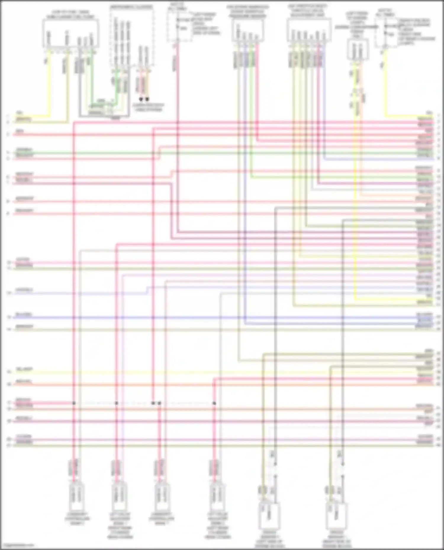 Cayman GT4 Porsche 981 (2015-2016): Wiring diagram engine performance 2.7l (3 of 6)