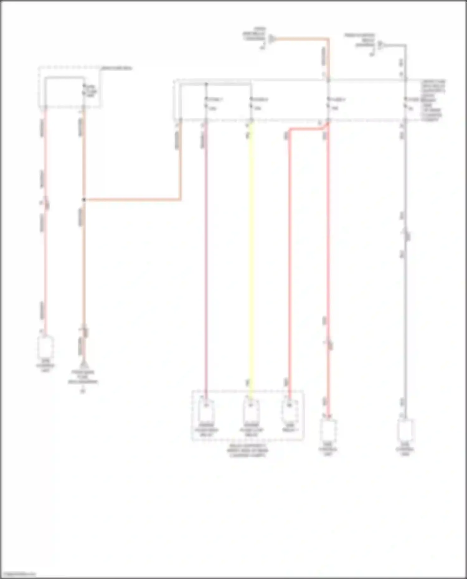 Cayman GT4 Porsche 981 (2015-2016): Power distribution circuit (5 of 5)