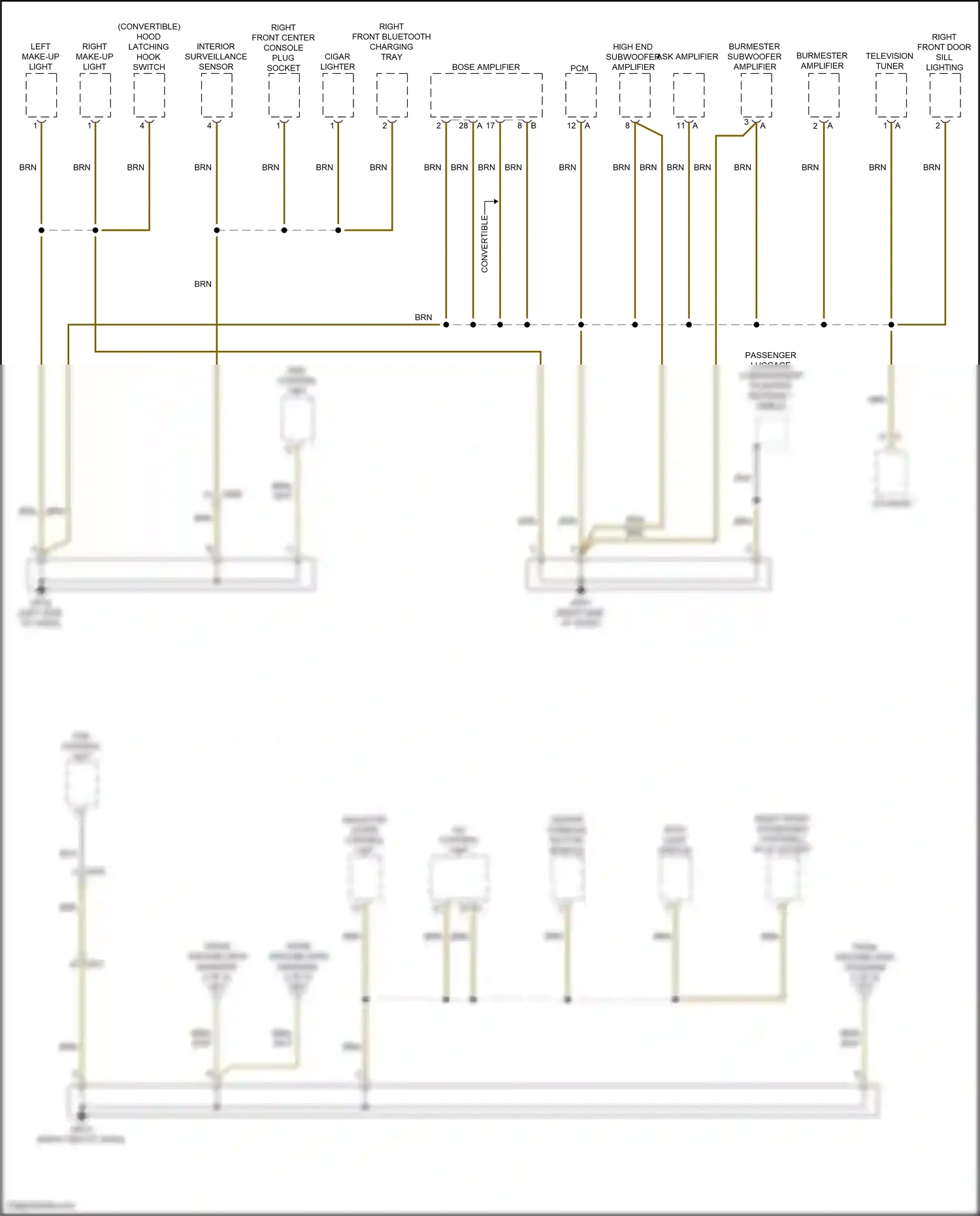 Wiring diagram a/c control unit for Porsche Cayman GT4 981 (2015-2016) (7 of 10)
