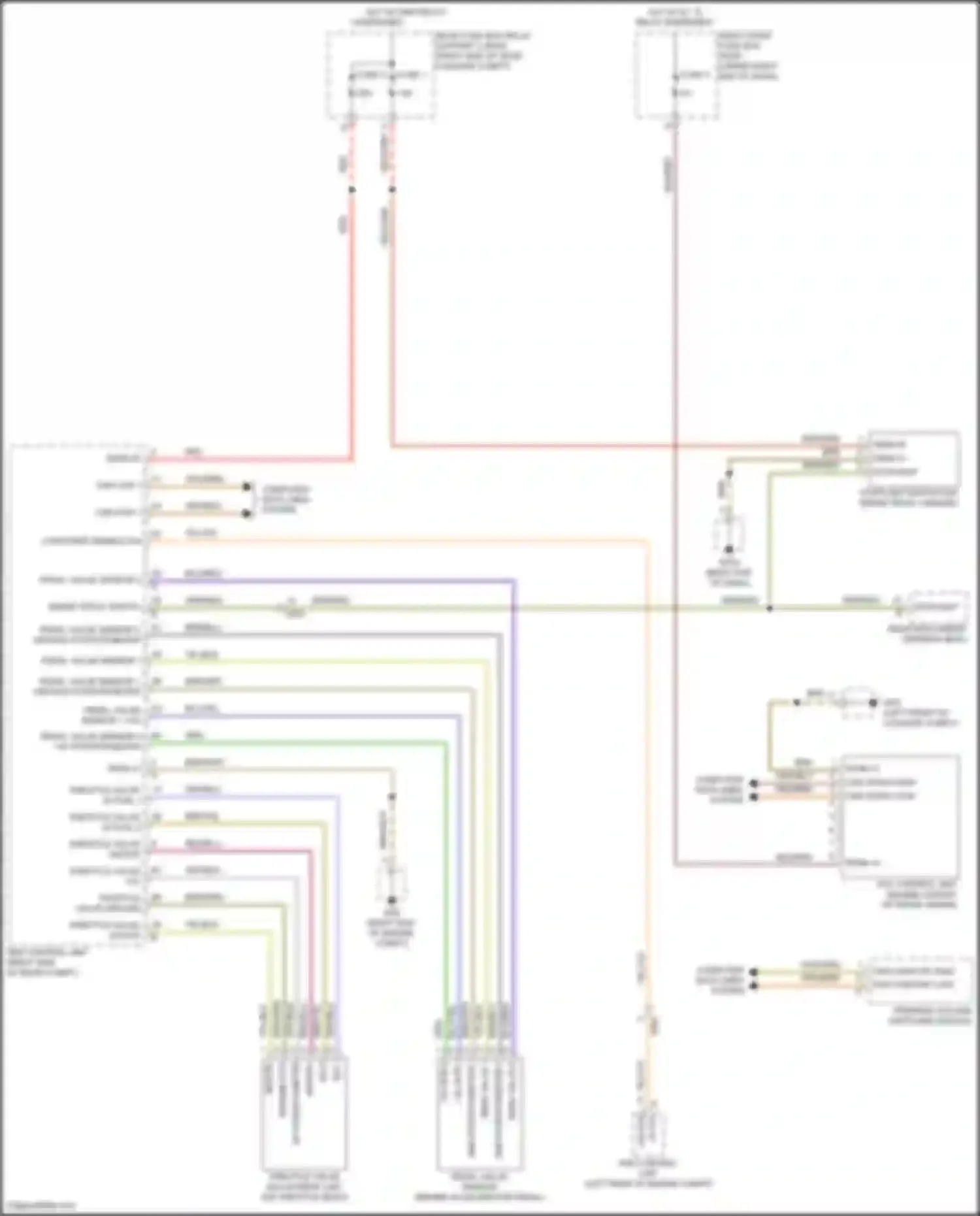 Wiring diagram blk/red for Porsche Cayman GT4 981 (2015-2016) (12 of 25)